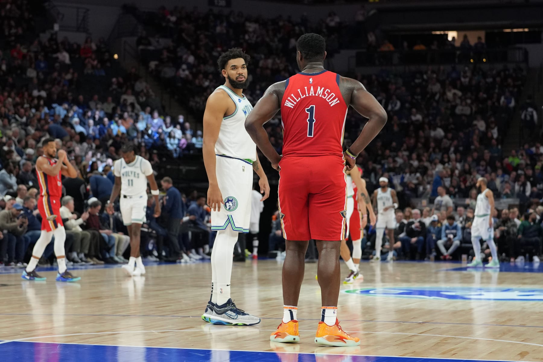 Karl-Anthony Towns and Zion Williamson
