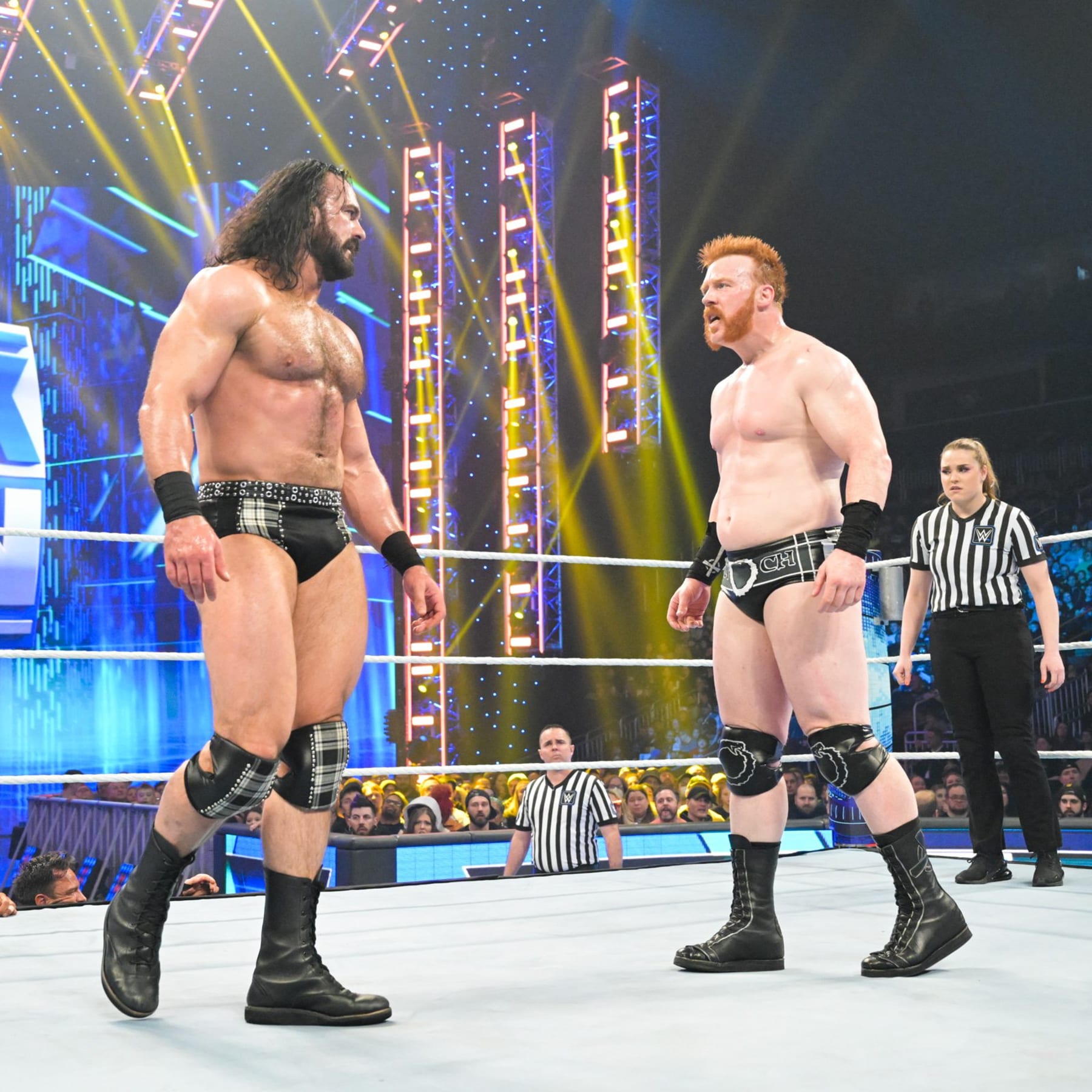 Sheamus and Drew McIntyre battled for a shot at the IC title in Friday's main event.