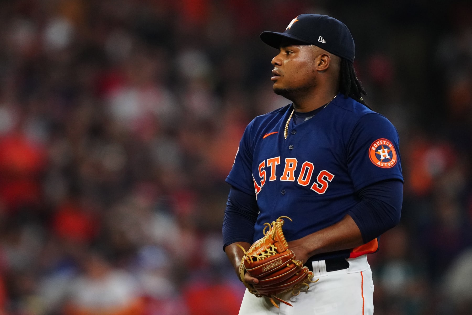 HOUSTON, TX - OCTOBER 13: during the game between the Seattle Mariners and the Houston Astros at Minute Maid Park on Thursday, October 13, 2022 in Houston, Texas. (Photo by Daniel Shirey/MLB Photos via Getty Images)