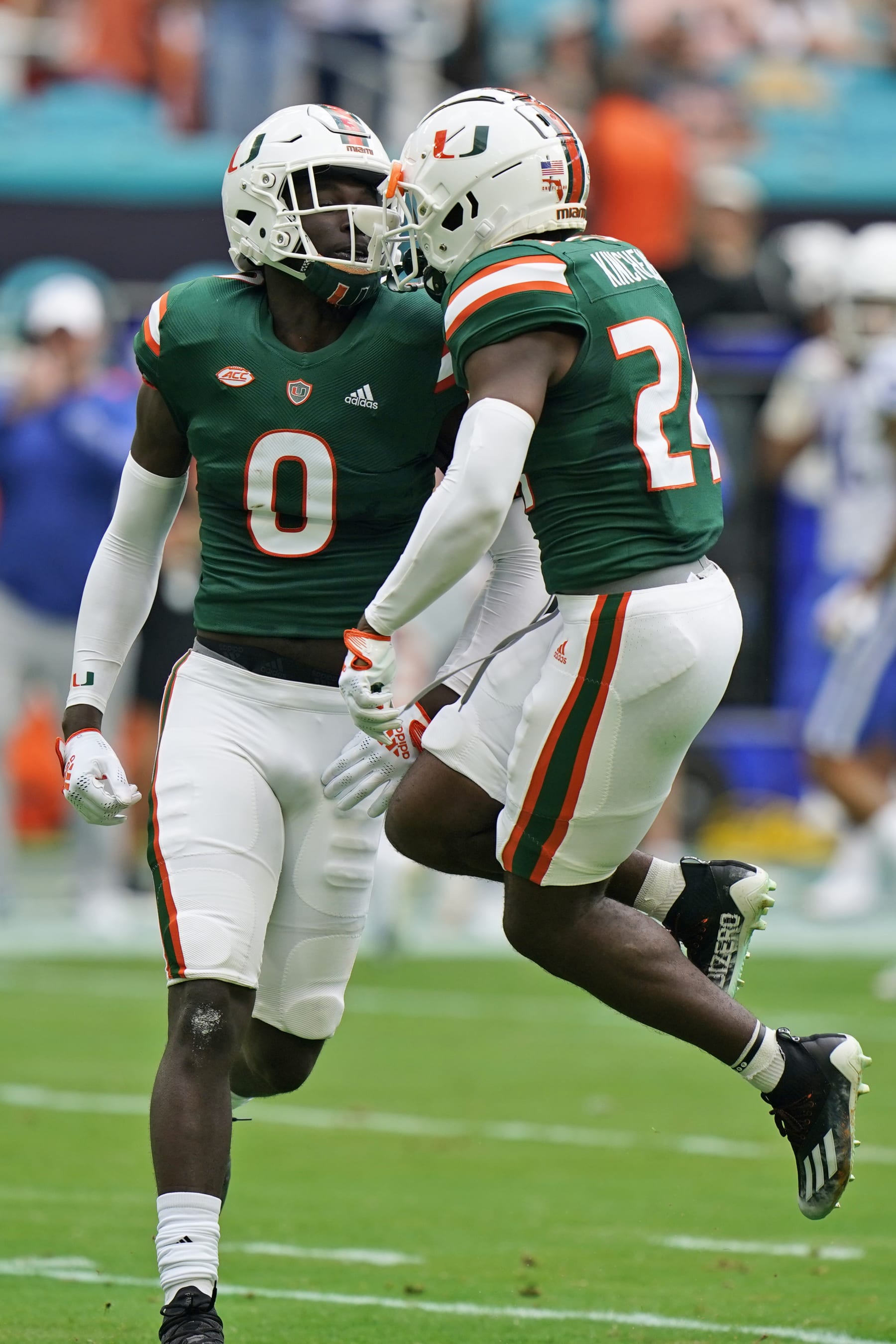 James Williams, left, and Kam Kinchens