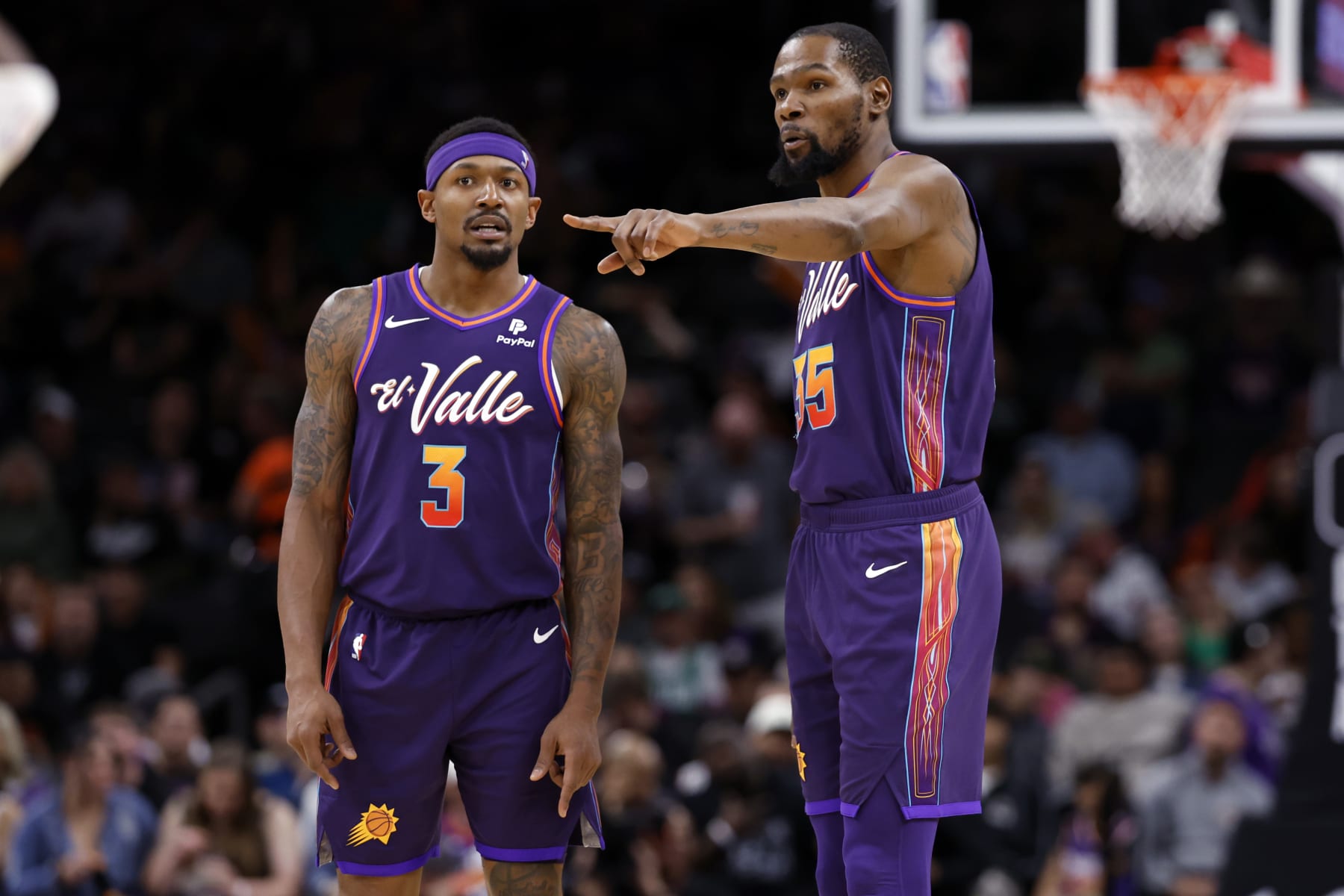 Bradley Beal and Kevin Durant