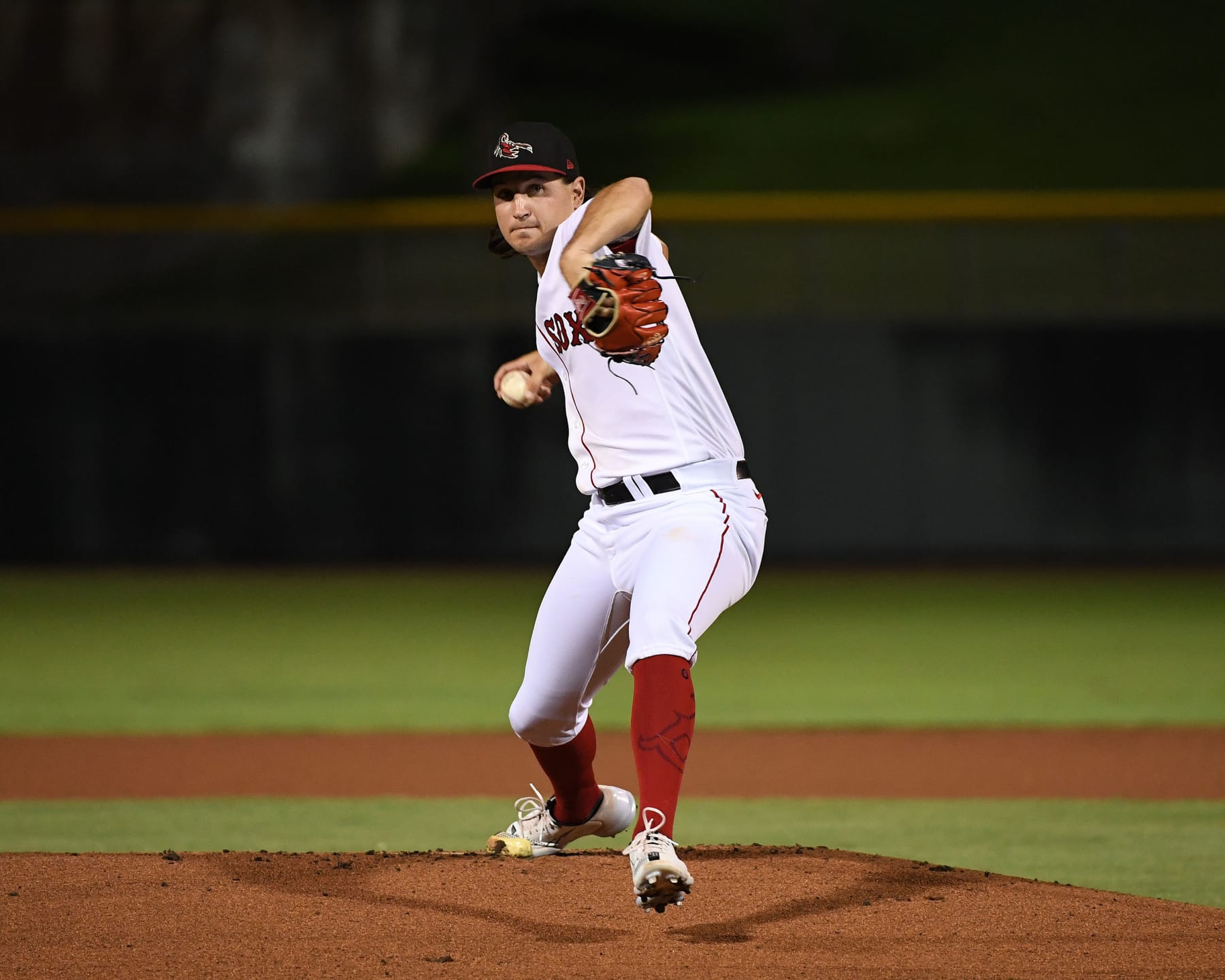 SCOTTSDALE, AZ - OCTOBER 10: Thad Ward #18 of the Scottsdale Scorpions pitches during the game between the Surprise Saguaros and the Scottsdale Scorpions at Scottsdale Stadium on Monday, October 10, 2022 in Scottsdale, Arizona. (Photo by Jill Weisleder/MLB Photos via Getty Images)