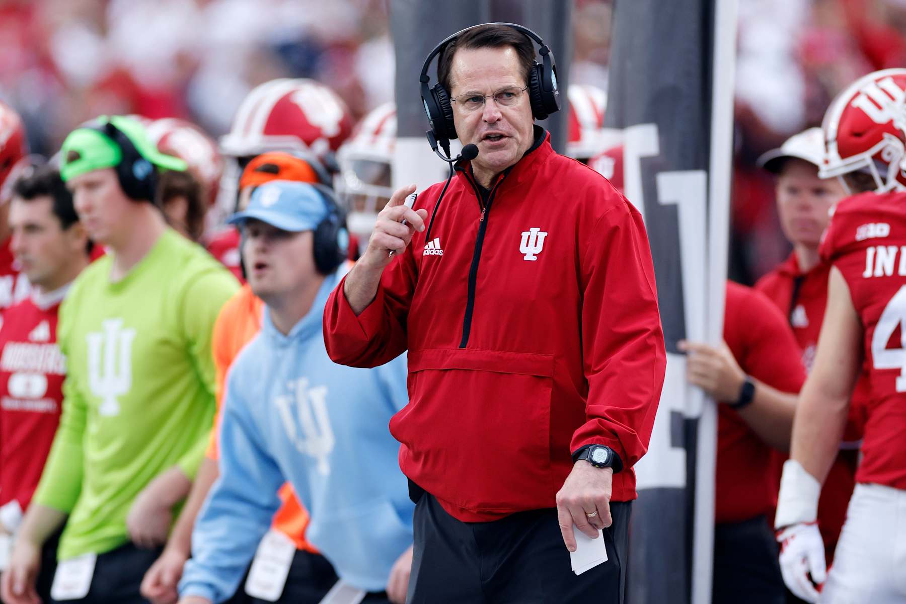 Indiana Hoosiers head coach Curt Cignetti