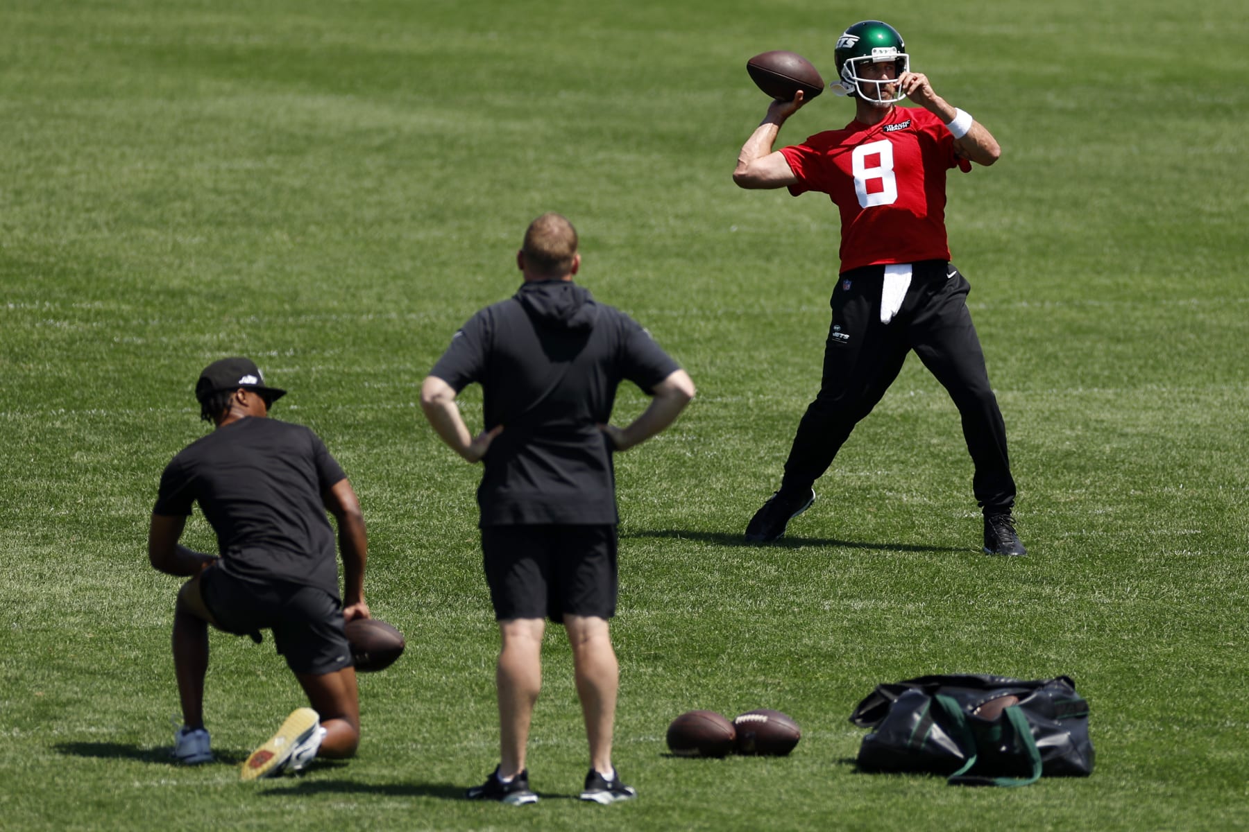 New York Jets quarterback Aaron Rodgers