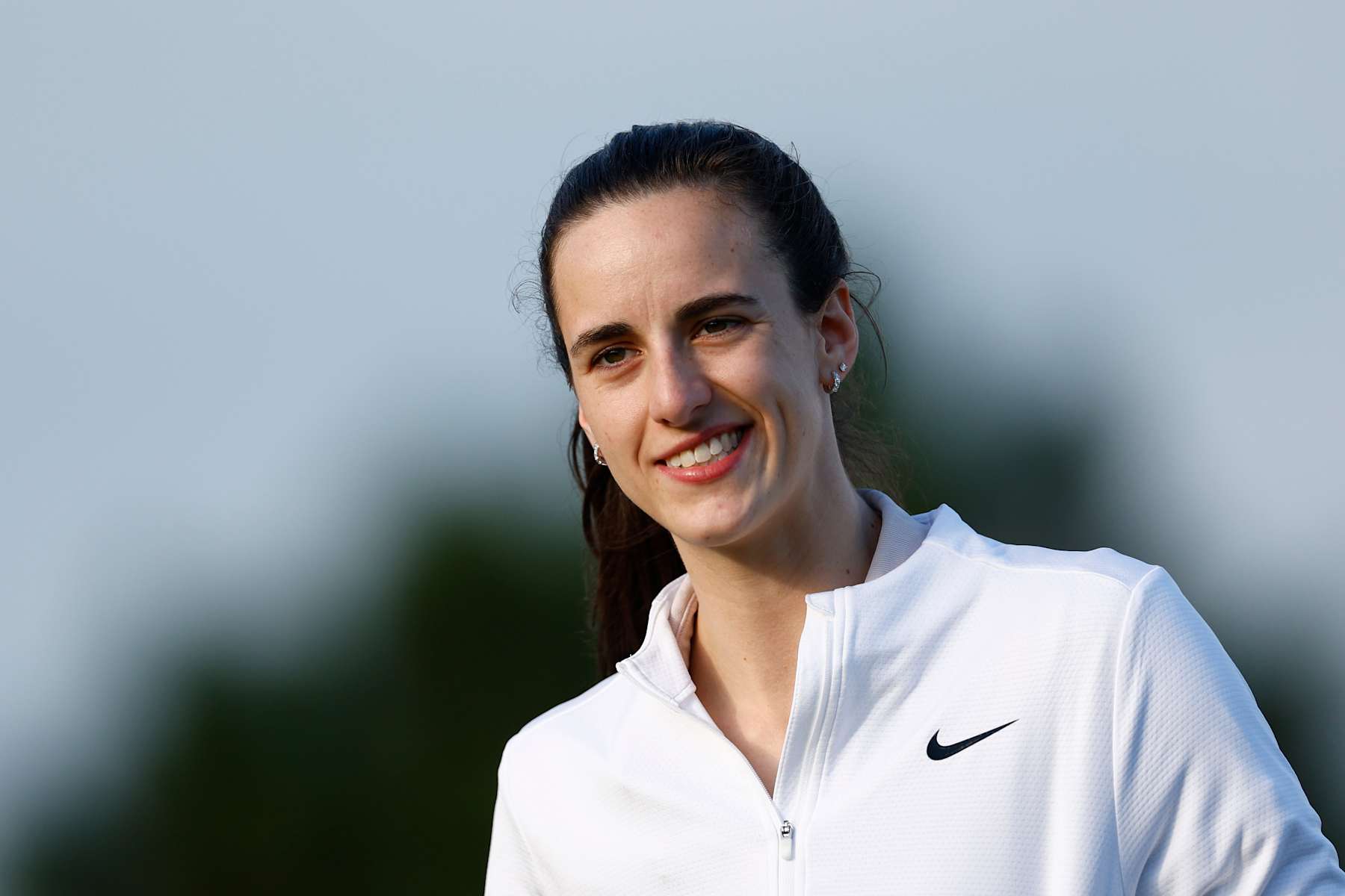 BELLEAIR, FLORIDA - NOVEMBER 13: Professional basketball player Caitlin Clark looks on from the sixth green prior to The ANNIKA driven by Gainbridge at Pelican 2024 at Pelican Golf Club on November 13, 2024 in Belleair, Florida. (Photo by Douglas P. DeFelice/Getty Images) BELLEAIR, FLORIDA - NOVEMBER 13: Professional basketball player Caitlin Clark looks on from the sixth green prior to The ANNIKA driven by Gainbridge at Pelican 2024 at Pelican Golf Club on November 13, 2024 in Belleair, Florida. (Photo by Douglas P. DeFelice/Getty Images)