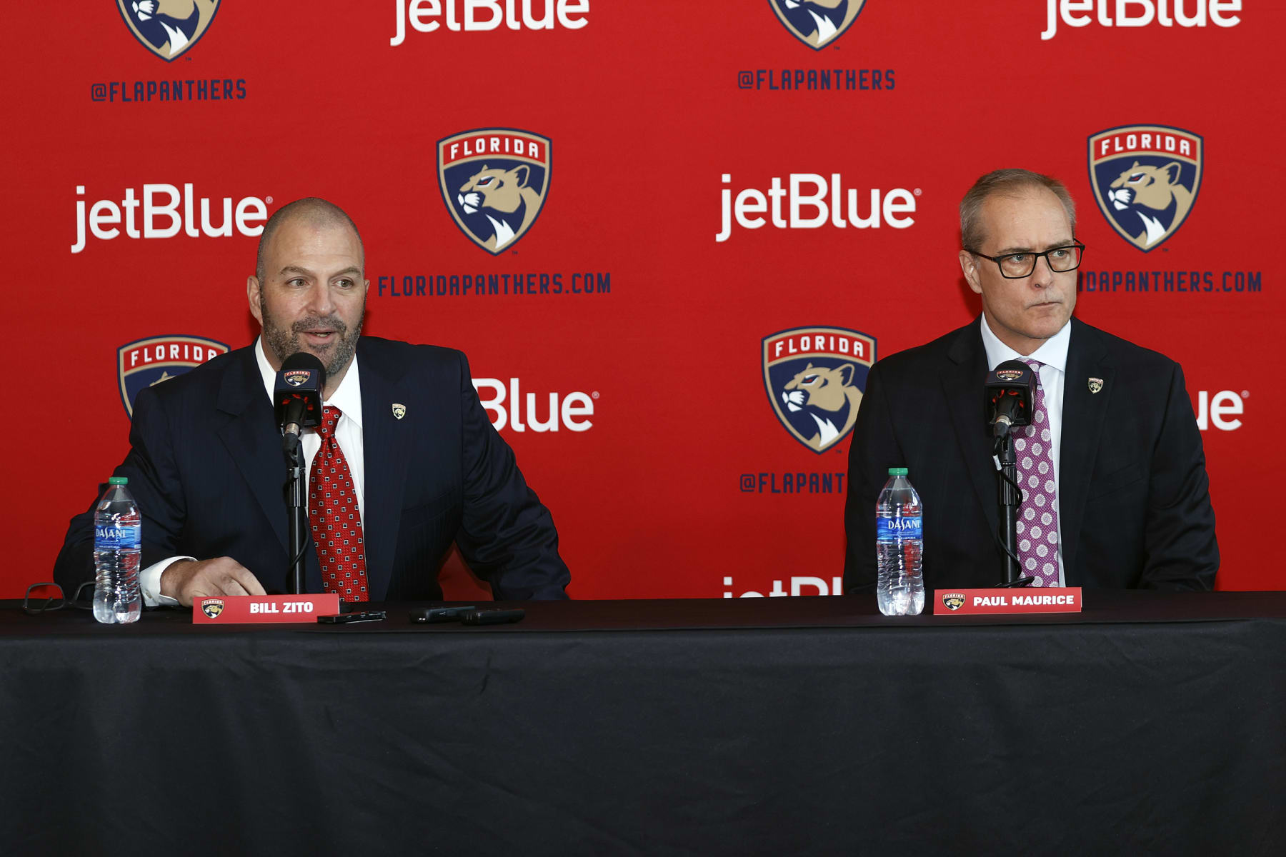 Bill Zito and Paul Maurice have guided the Panthers to the Stanley Cup Final.