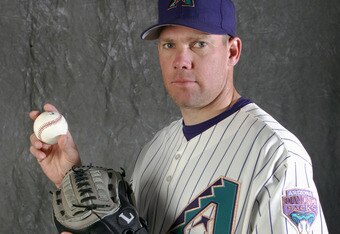 TUCSON, AZ - FEBRUARY 24:  Jason Grimsley poses during Arizona Diamondbacks Photo Day on February 24, 2006 at the Kino Sports Complex in Tucson, Arizona.  (Photo by Stephen Dunn /Getty Images)