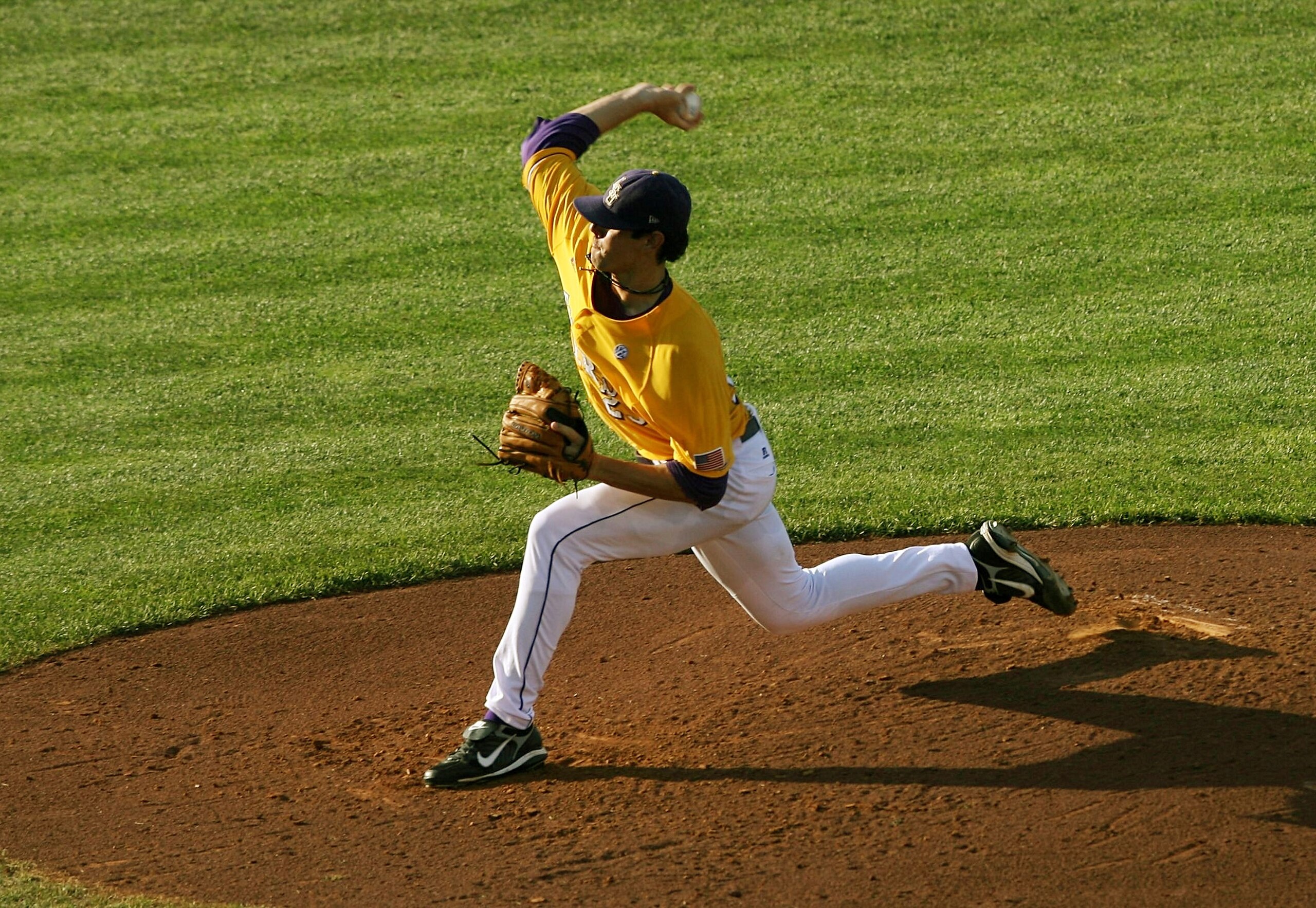OMAHA, NE - JUNE 24:  Pitcher Anthony Ranaudo #23 of the Louisiana State University Tigers pitches against the Texas Longhorns during Game 3 of the 2009 NCAA College World Series at Rosenblatt Stadium on June 24, 2009 in Omaha, Nebraska. (Photo by Elsa/Ge