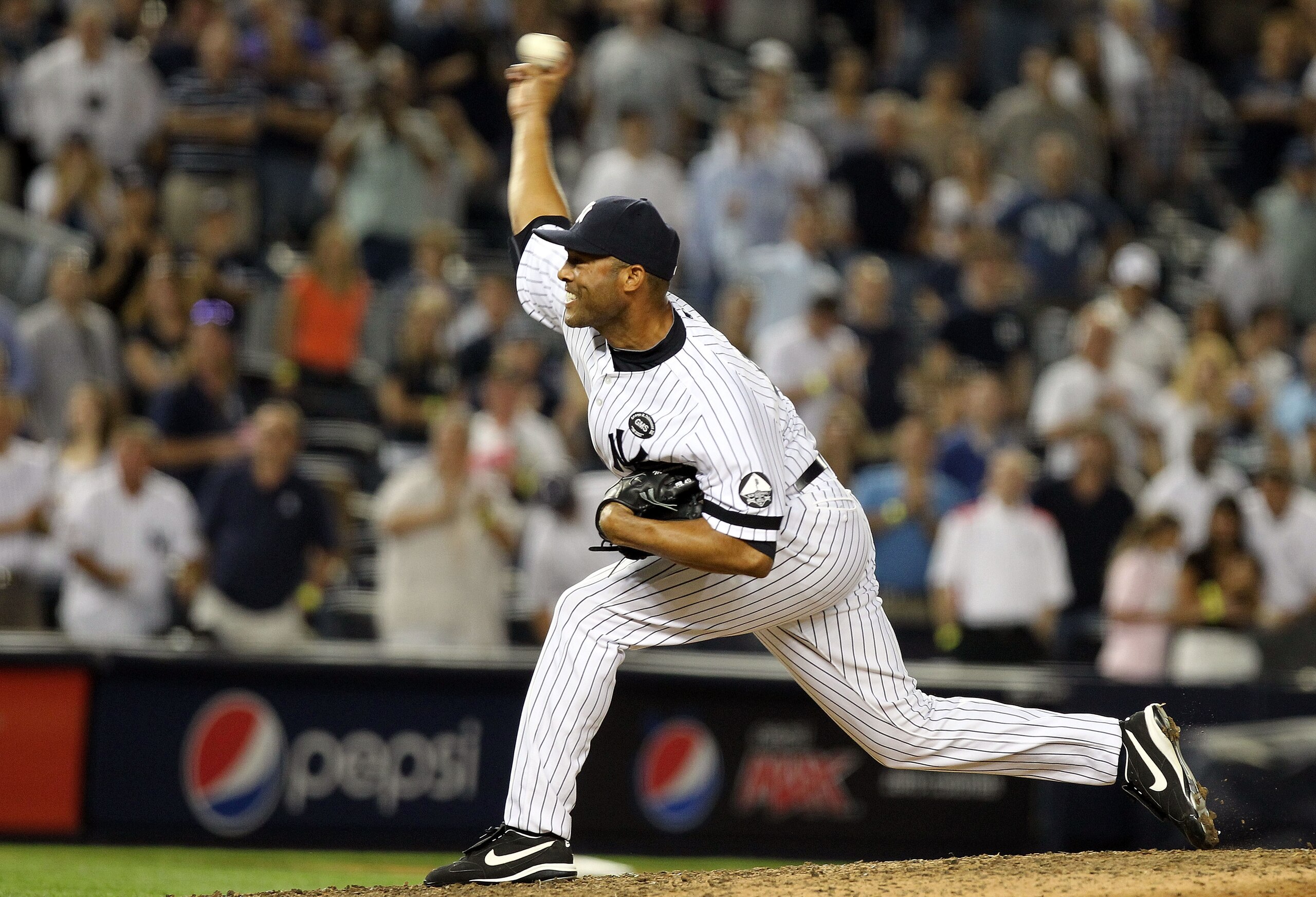 NEW YORK - AUGUST 18: Mariano Rivera #42 of the New York Yankees pitches against the Detroit Tigers at Yankee Stadium on August 18, 2010 in the Bronx borough of New York City. (Photo by Nick Laham/Getty Images) NEW YORK - AUGUST 18: Mariano Rivera #42 of the New York Yankees pitches against the Detroit Tigers at Yankee Stadium on August 18, 2010 in the Bronx borough of New York City. (Photo by Nick Laham/Getty Images)
