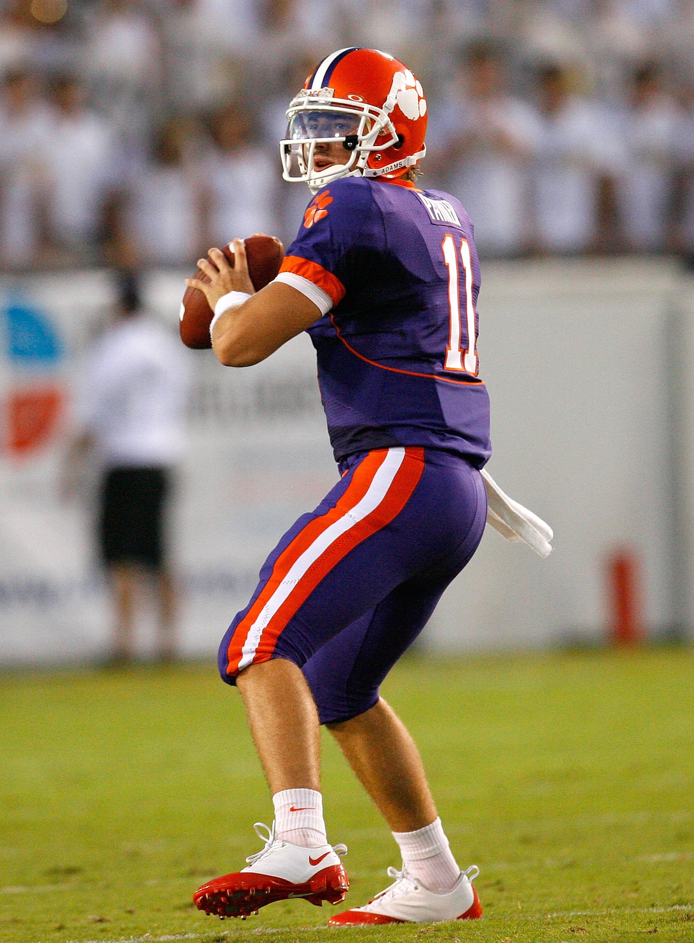 ATLANTA - SEPTEMBER 10:  Kyle Parker #11 of the Clemson Tigers against the Georgia Tech Yellow Jackets at Bobby Dodd Stadium on September 10, 2009 in Atlanta, Georgia.  (Photo by Kevin C. Cox/Getty Images)