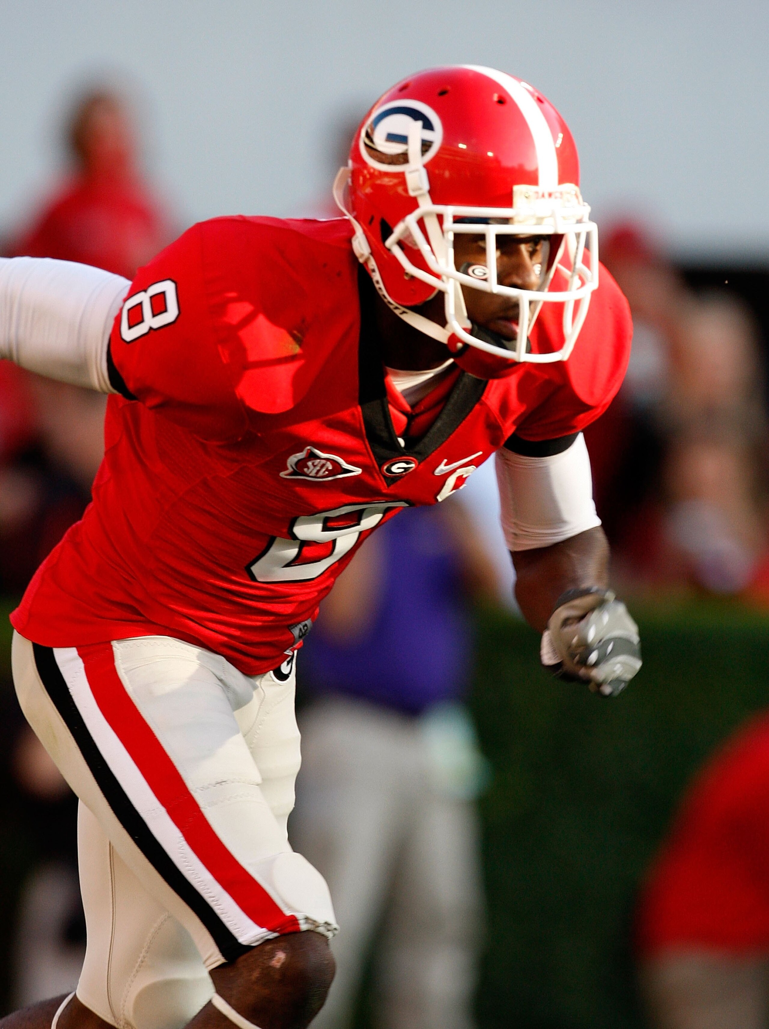 ATHENS, GA - OCTOBER 03: A.J. Green #8 of the Georgia Bulldogs against the Louisiana State University Tigers at Sanford Stadium on October 3, 2009 in Athens, Georgia. (Photo by Kevin C. Cox/Getty Images) ATHENS, GA - OCTOBER 03: A.J. Green #8 of the Georgia Bulldogs against the Louisiana State University Tigers at Sanford Stadium on October 3, 2009 in Athens, Georgia. (Photo by Kevin C. Cox/Getty Images)