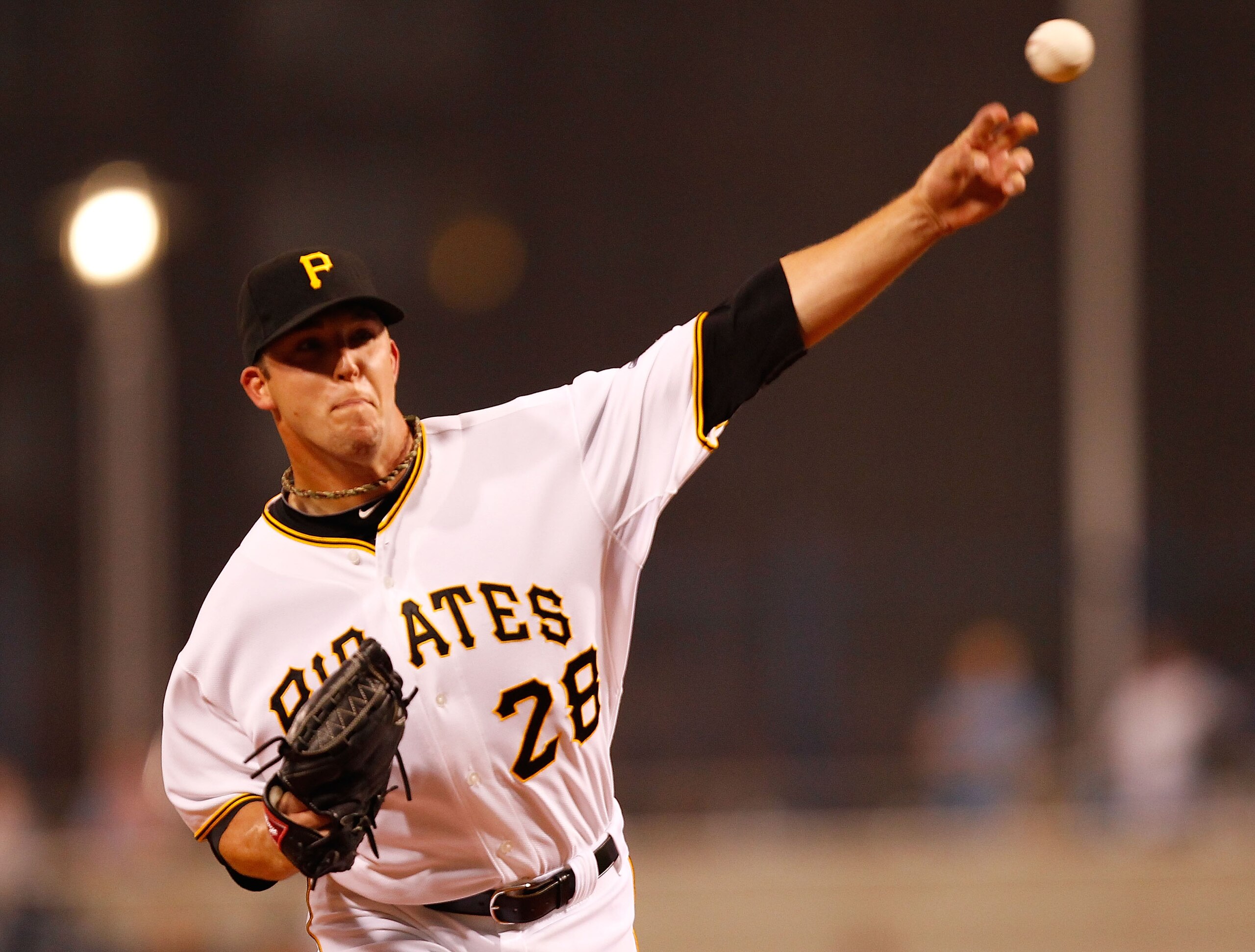 PITTSBURGH - AUGUST 03:  Paul Maholm #28 of the Pittsburgh Pirates pitches against the Cincinnati Reds during the game on August 3, 2010 at PNC Park in Pittsburgh, Pennsylvania.  (Photo by Jared Wickerham/Getty Images)