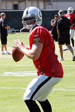 Colt Brennan throwing it around at Oakland Raider training camp.