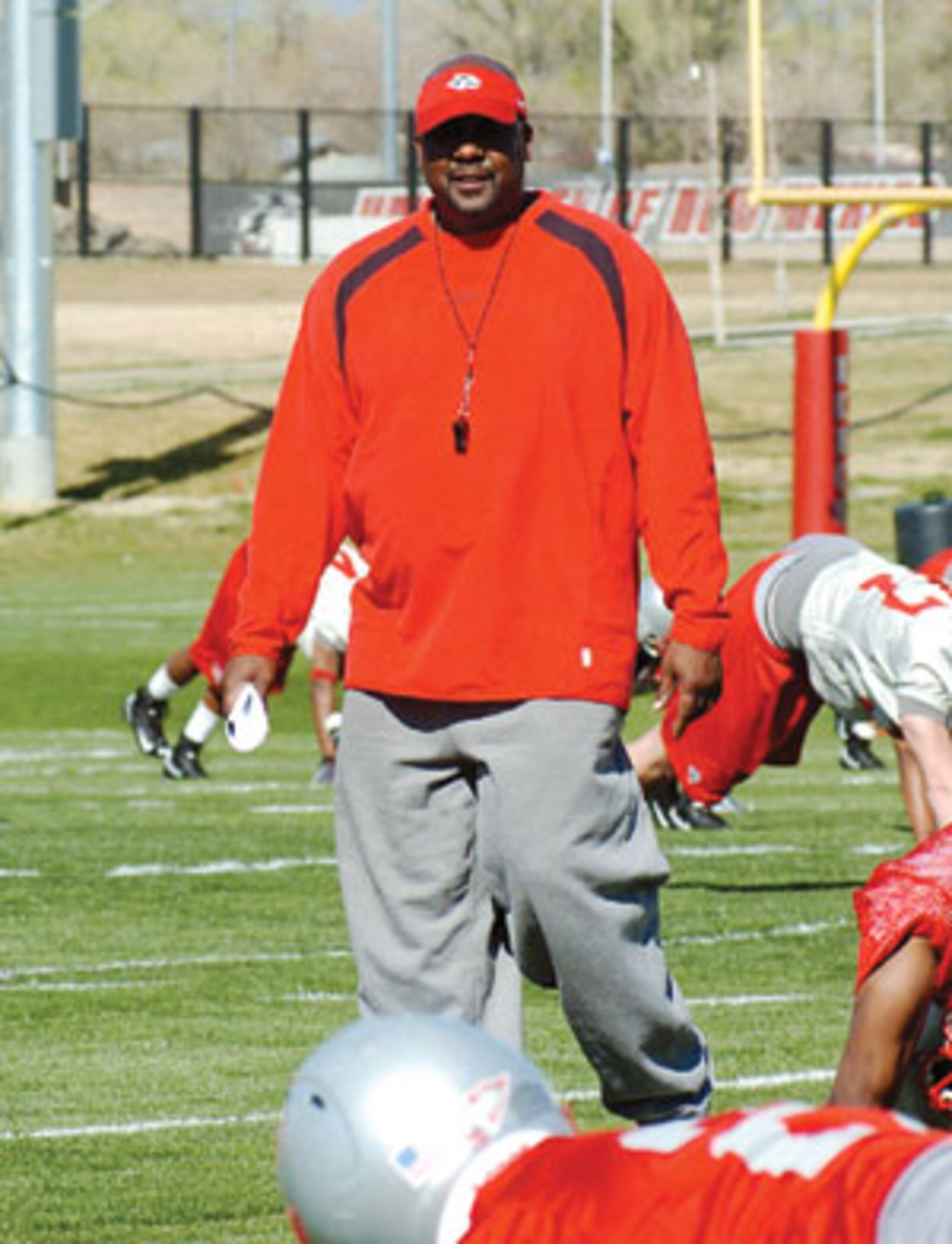 New Mexico head coach Mike Locksley is hoping to spin his roots in the D.C. area connect with Kouandjio.