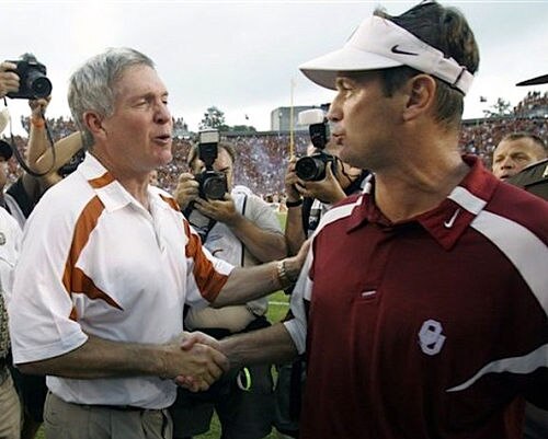 Bob Stoops hopes to match Texas' talent on the offensive line courtesy of Kouandjio.