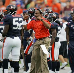First-year UVa coach Mike London wasted no time in getting Kouandjio on campus.