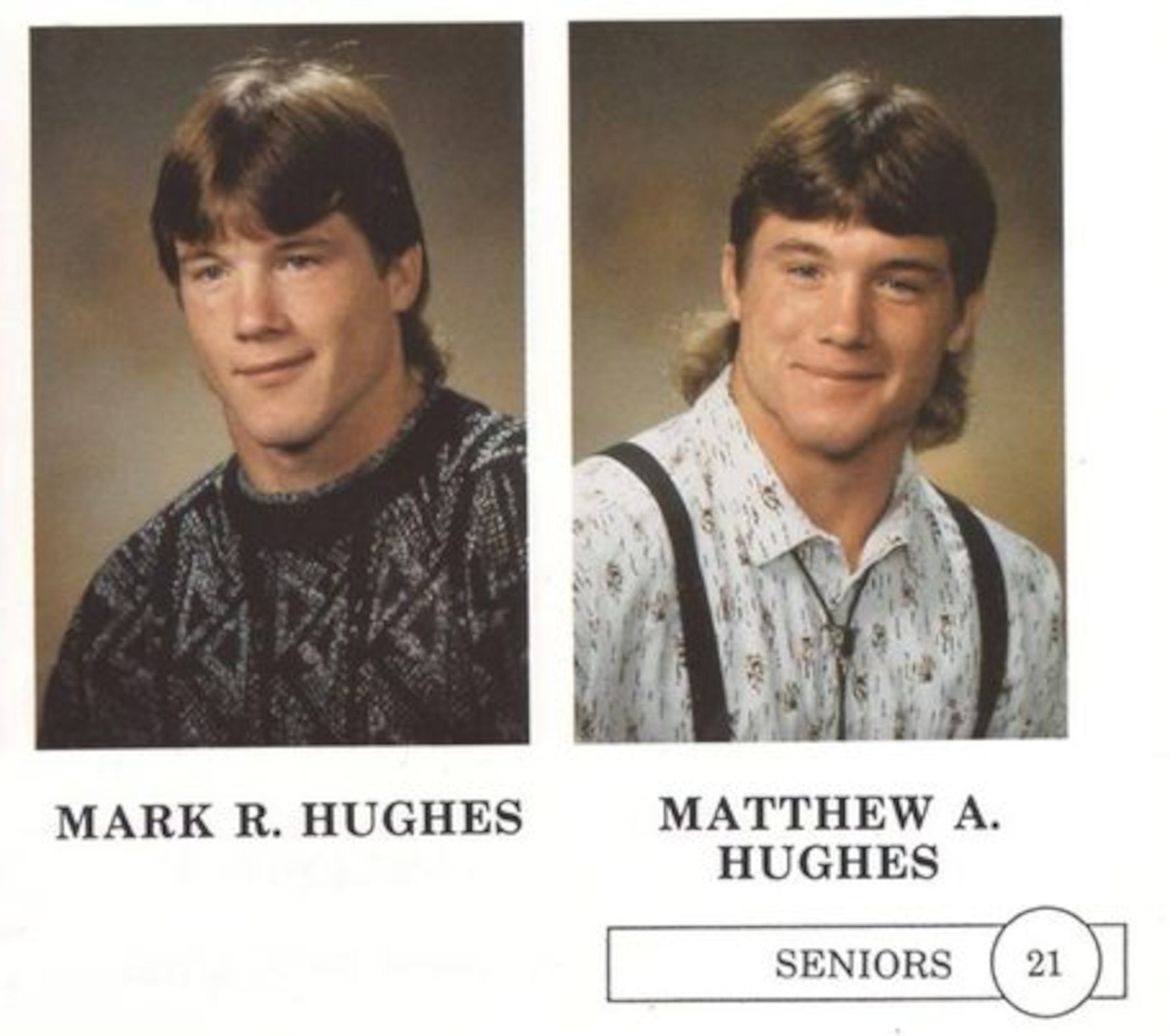 Matthew A Hughes Senior Year