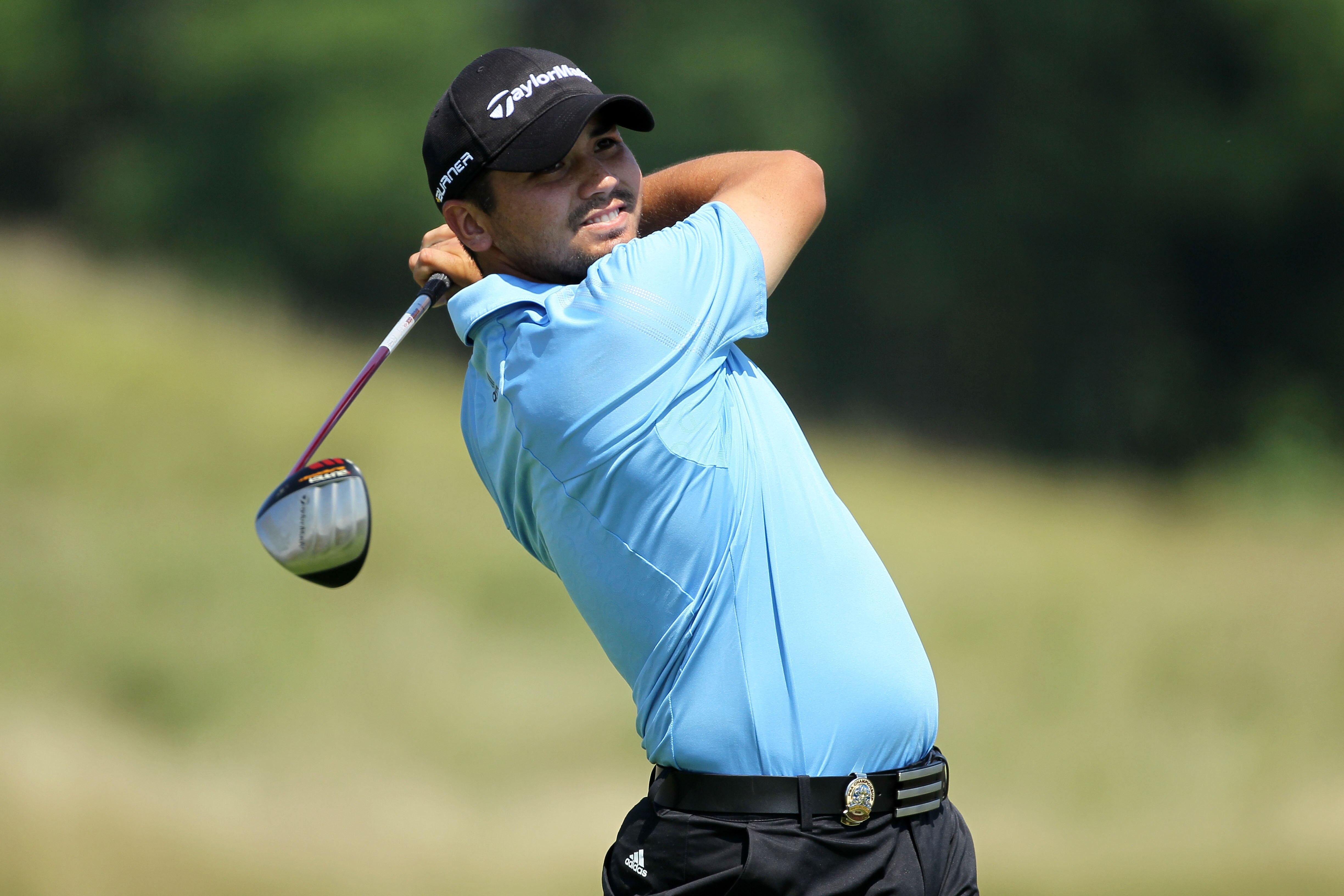 KOHLER, WI - AUGUST 12:  Jason Day of Australia hits his tee shot on the second hole during the first round of the 92nd PGA Championship on the Straits Course at Whistling Straits on August 12, 2010 in Kohler, Wisconsin.  (Photo by Andy Lyons/Getty Images