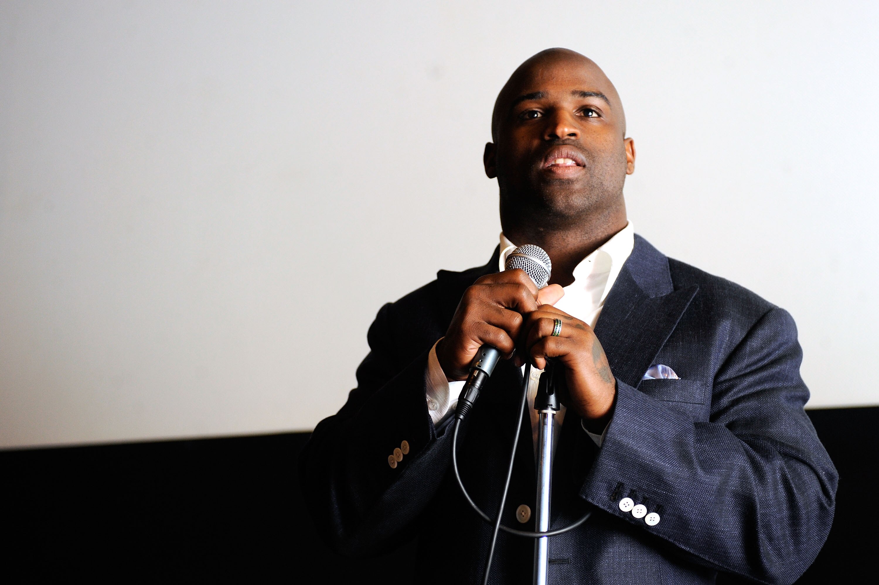 NEW YORK - APRIL 25:  Ricky Williams of the Miami Dolphins attends the ESPN Industry event for 'Run Ricky Run' during the 2010 Tribeca Film Festival at the Tribeca Cinemas on April 25, 2010 in New York City.  (Photo by Rob Loud/Getty Images for Tribeca Fi