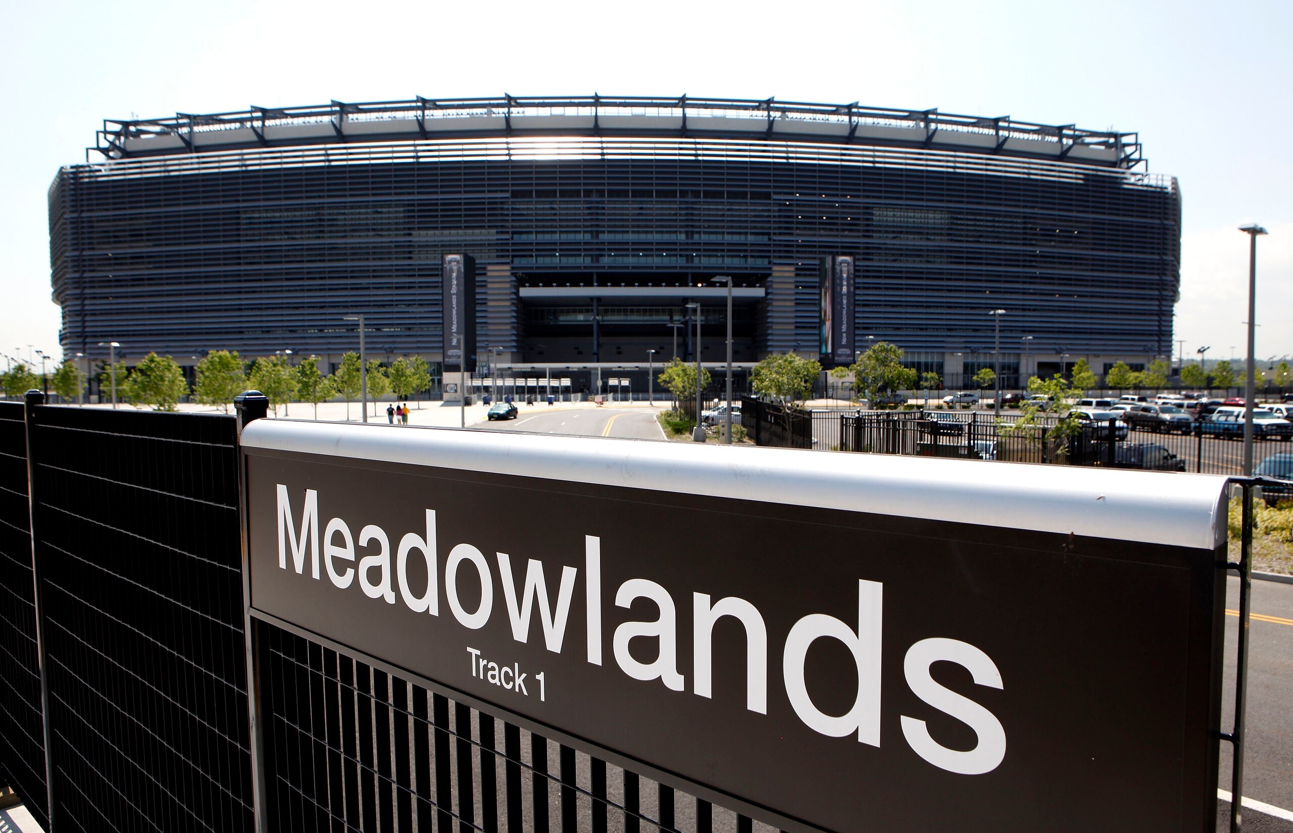 EAST RUTHERFORD, NJ - MAY 25:  The New Meadowlands Stadium is seen on May 25, 2010 in East Rutherford, New Jersey. The NFL has annouced that the 2014 Super Bowl will be played in the Meadowlands.  (Photo by Jeff Zelevansky/Getty Images)