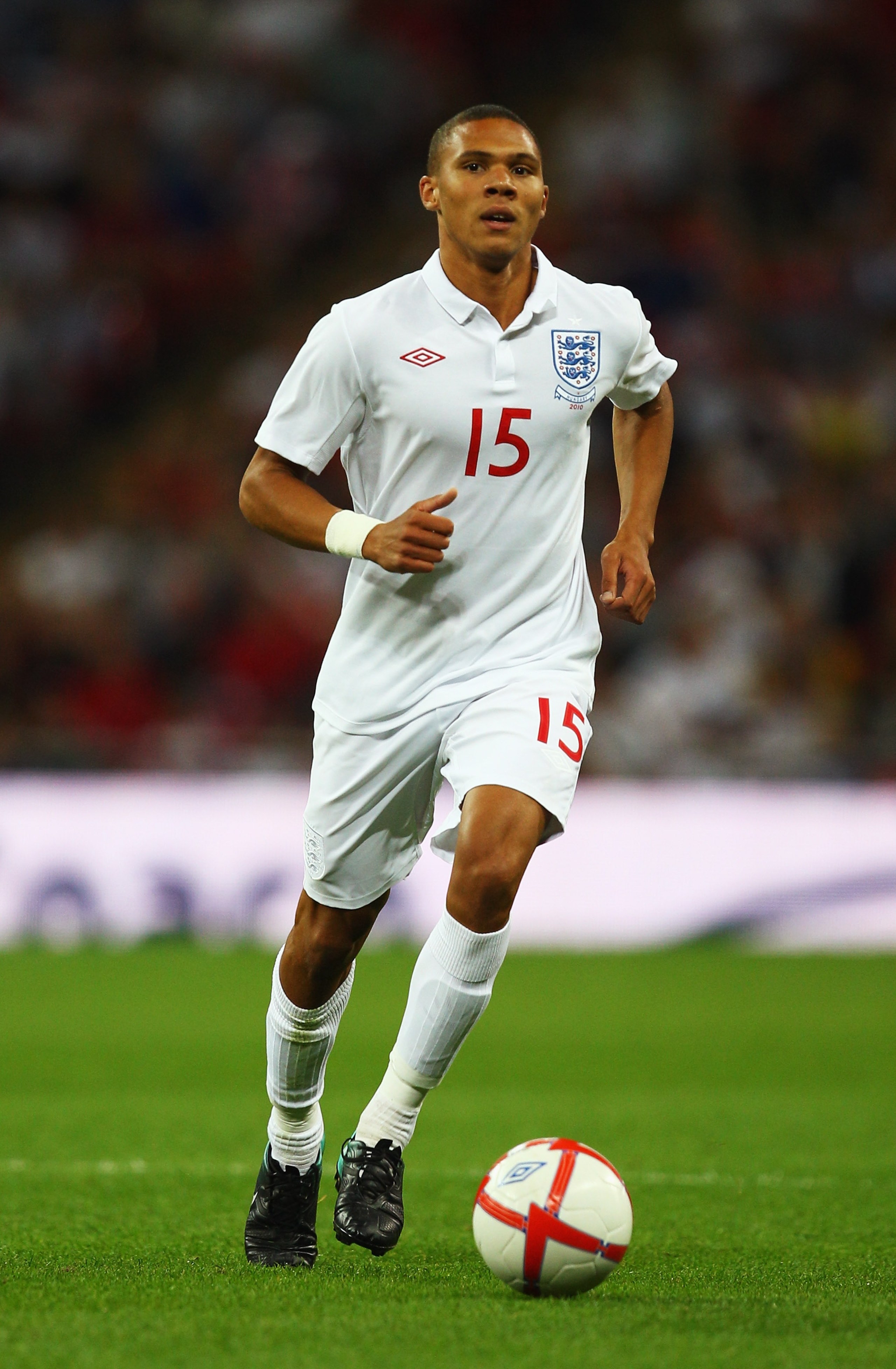 LONDON, ENGLAND - AUGUST 11:  Kieran Gibbs of England in action during the International Friendly match between England and Hungary at Wembley Stadium on August 11, 2010 in London, England.  (Photo by Richard Heathcote/Getty Images)