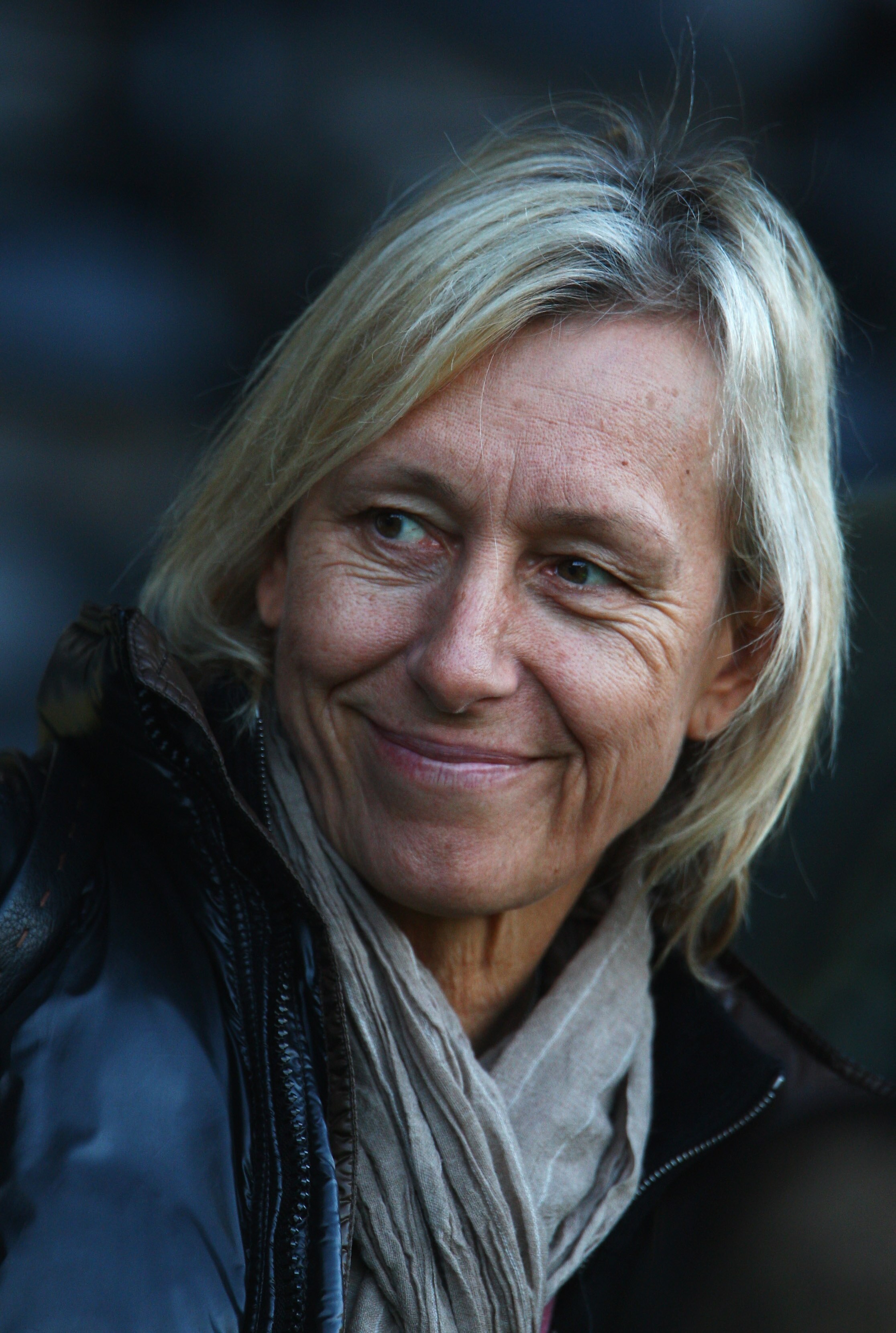 LONDON, ENGLAND - DECEMBER 06:  Sunderland guest Martina Navratilova looks on prior to the Barclays Premier League match between Fulham and Sunderland at Craven Cottage on December 6, 2009 in London, England.  (Photo by Phil Cole/Getty Images)