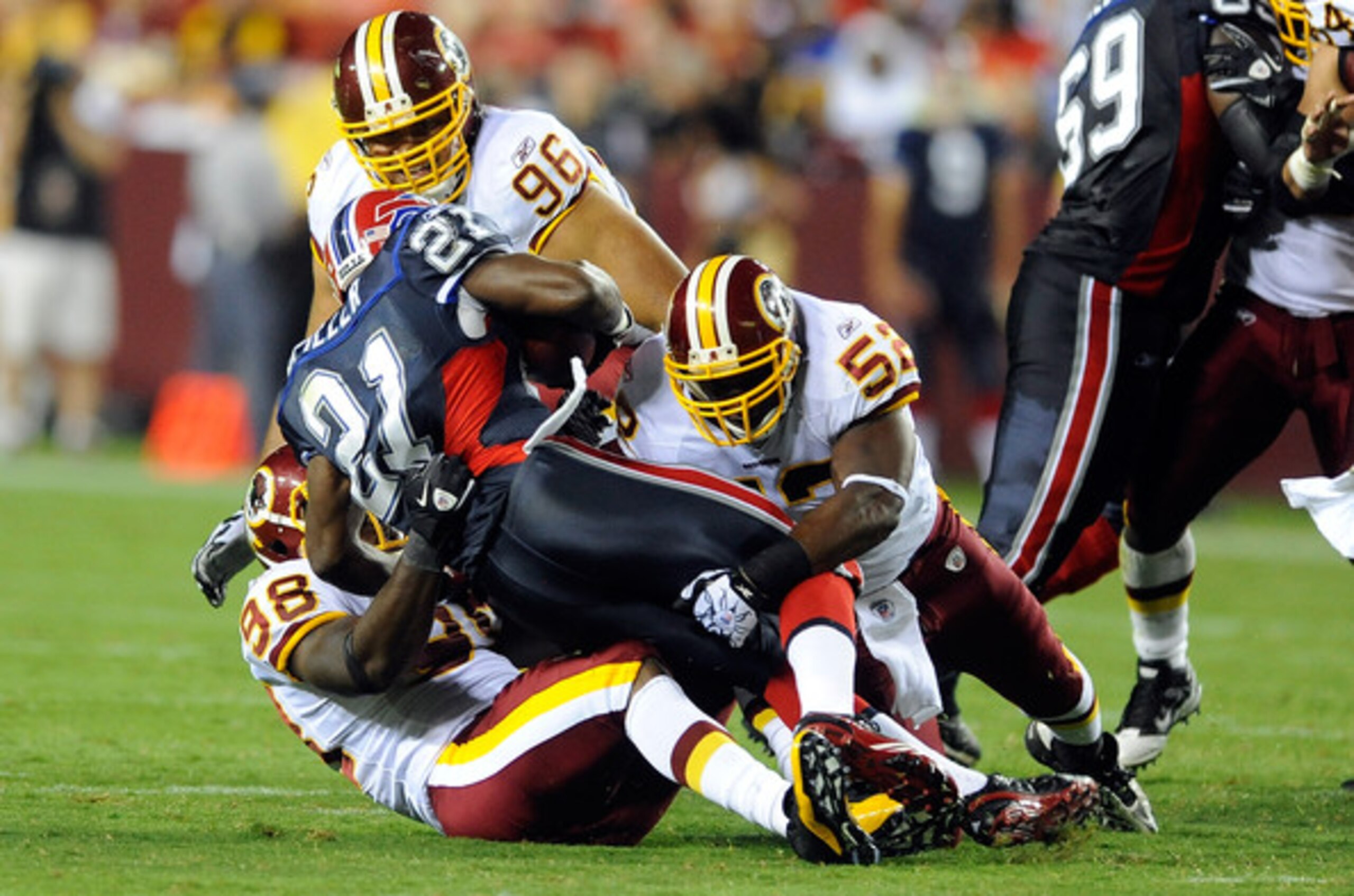 C.J. Spiller gets introduced to NFL Defenses