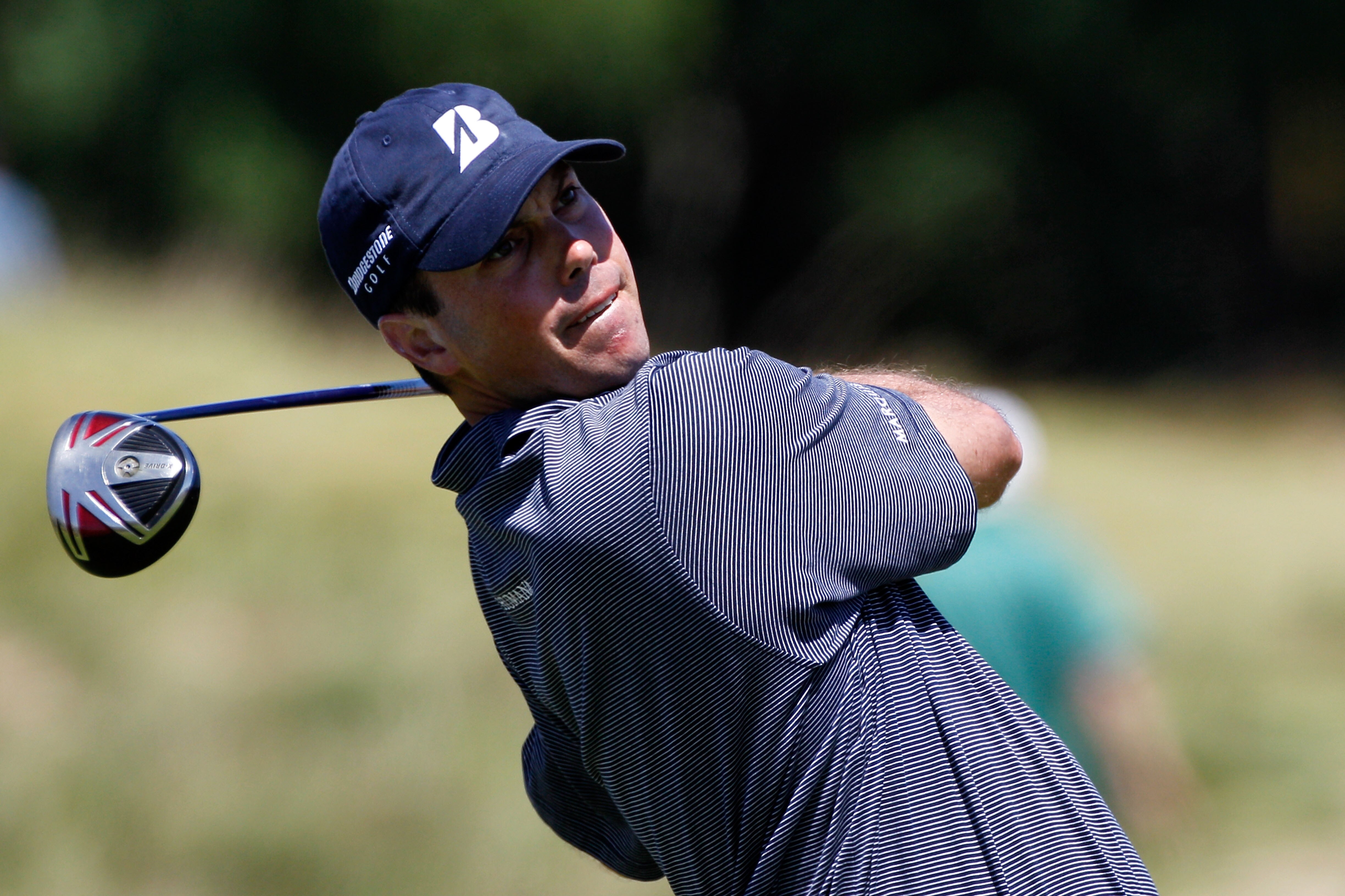 KOHLER, WI - AUGUST 15:  Matt Kuchar watches his tee shot on the second hole during the final round of the 92nd PGA Championship on the Straits Course at Whistling Straits on August 15, 2010 in Kohler, Wisconsin.  (Photo by Sam Greenwood/Getty Images)