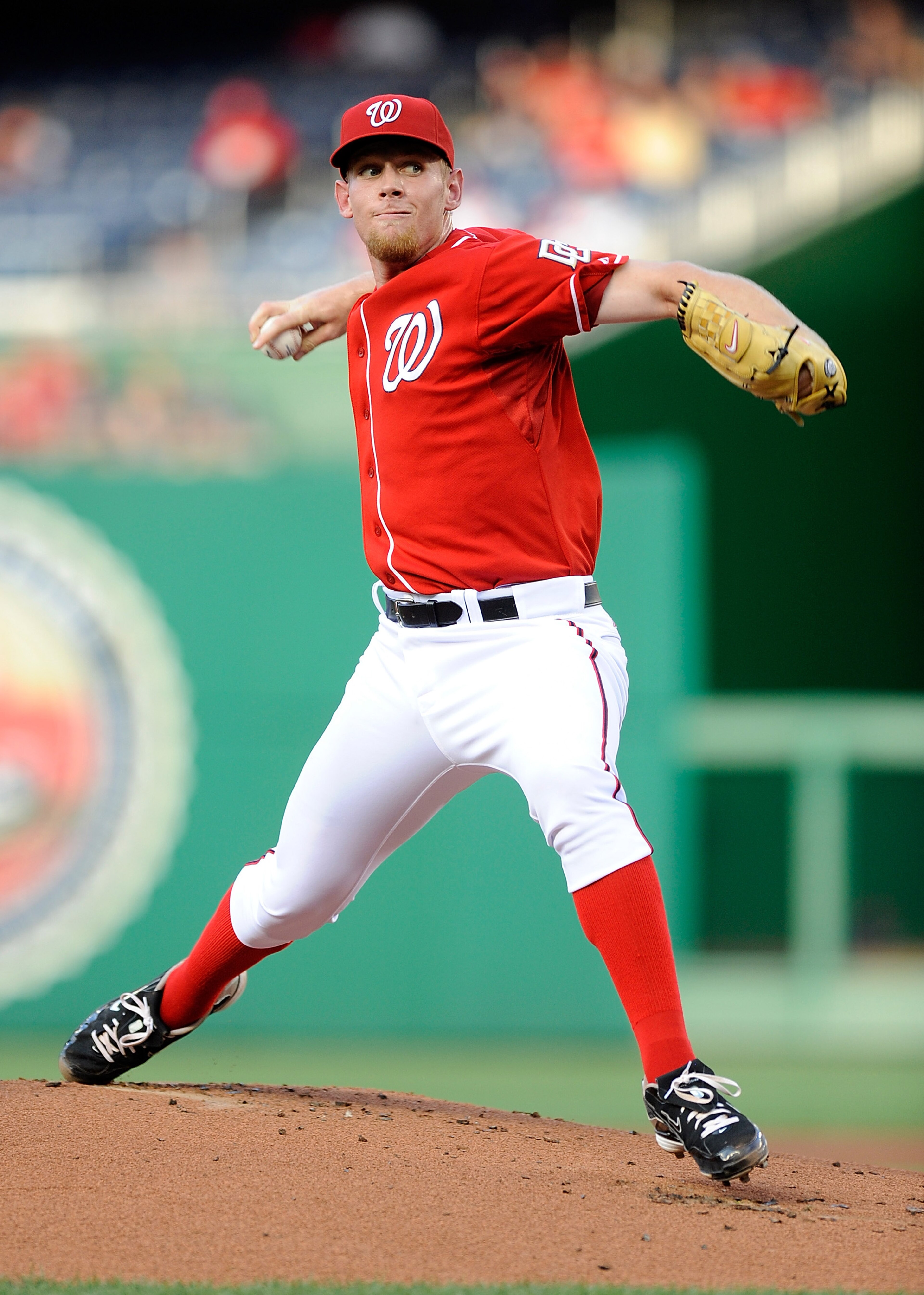 WASHINGTON - JULY 09: Stephen Strasburg #37 of the Washington Nationals pitches against the San Francisco Giants at Nationals Park on July 9, 2010 in Washington, DC. (Photo by Greg Fiume/Getty Images) WASHINGTON - JULY 09: Stephen Strasburg #37 of the Washington Nationals pitches against the San Francisco Giants at Nationals Park on July 9, 2010 in Washington, DC. (Photo by Greg Fiume/Getty Images)
