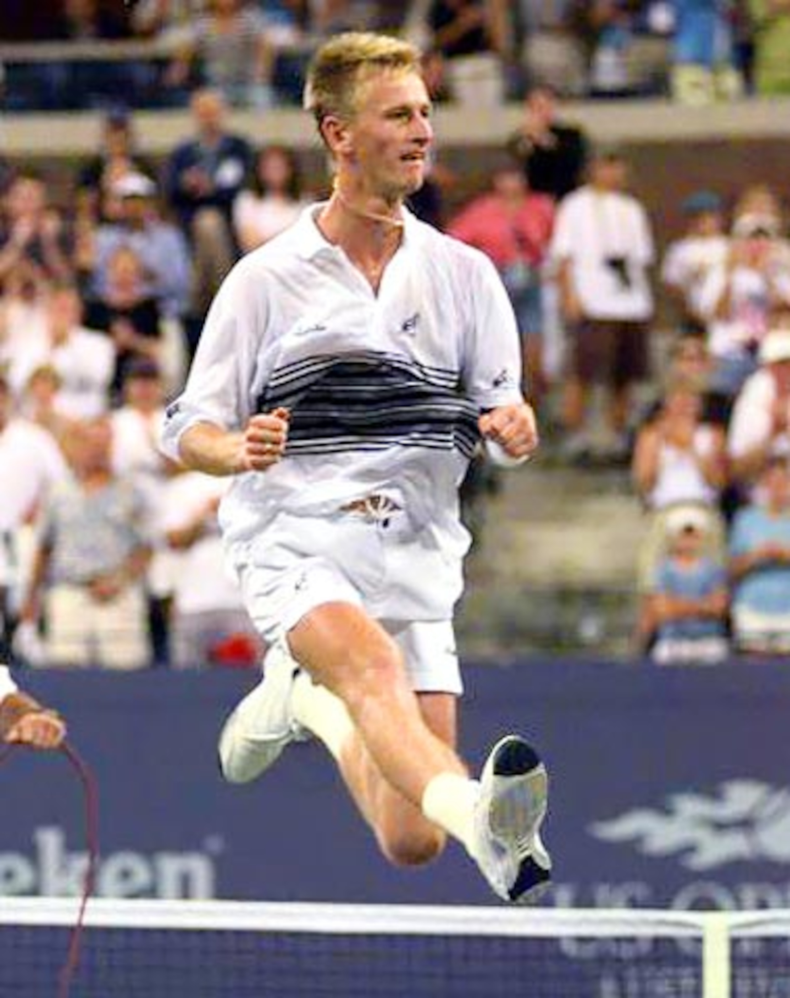 Peter Korda defeats Sampras