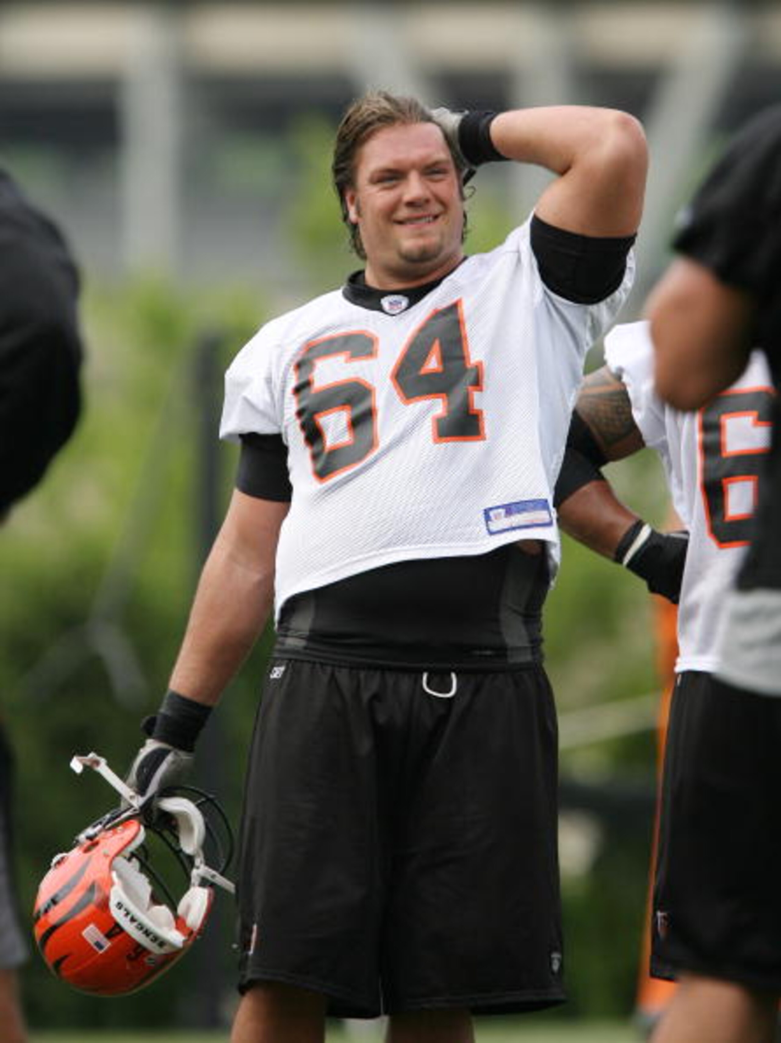 Kyle Cook gets ready for practice Kyle Cook gets ready for practice