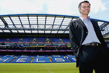 The self-proclaimed Special One arrives at Stamford Bridge