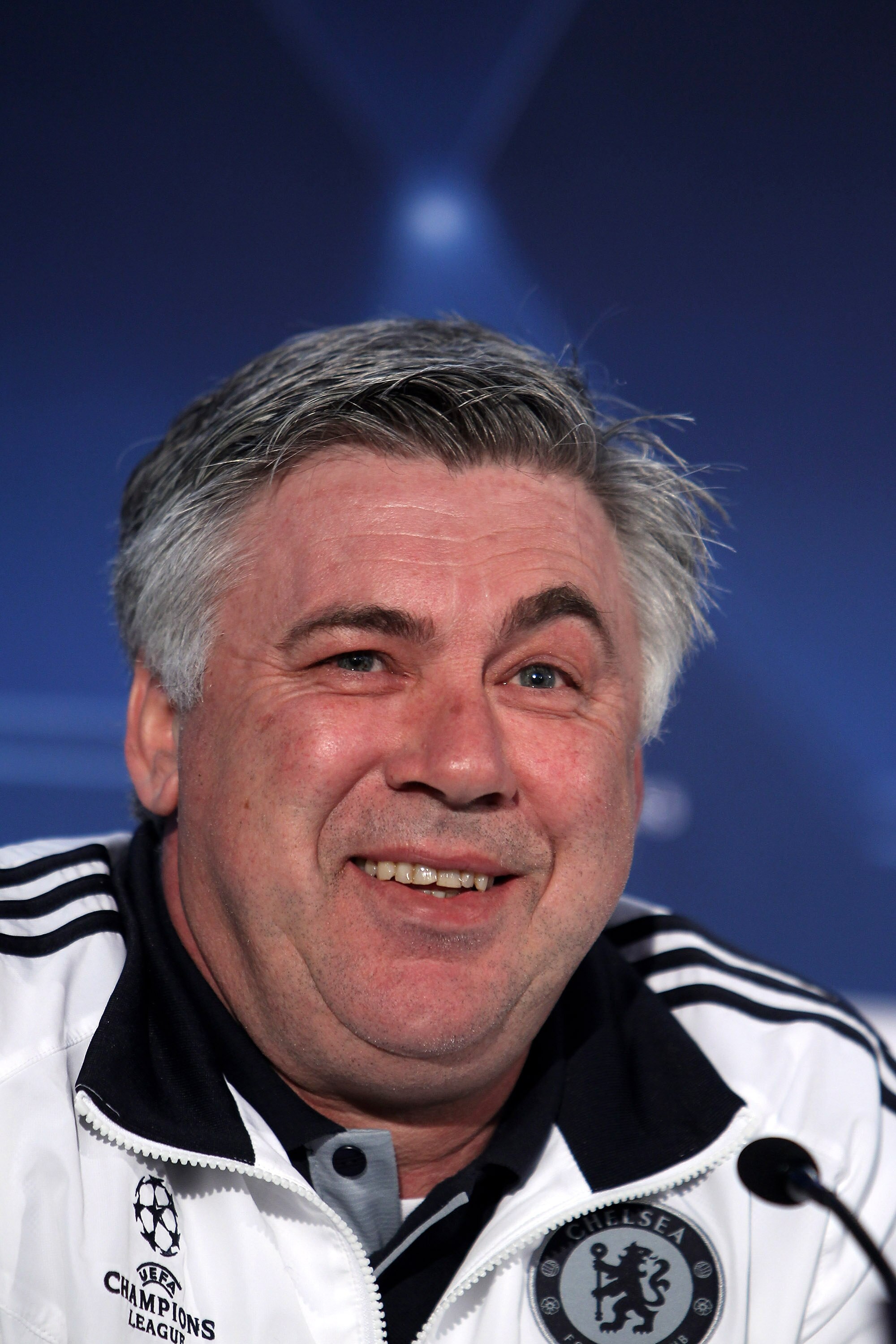 LONDON, ENGLAND - MARCH 15:  Carlo Ancelotti Manager of Chelsea during a press conference ahead of their UEFA Champions League game against Inter Milan on March 15, 2010 at Stamford Bridge London, England.  (Photo by Phil Cole/Getty Images)