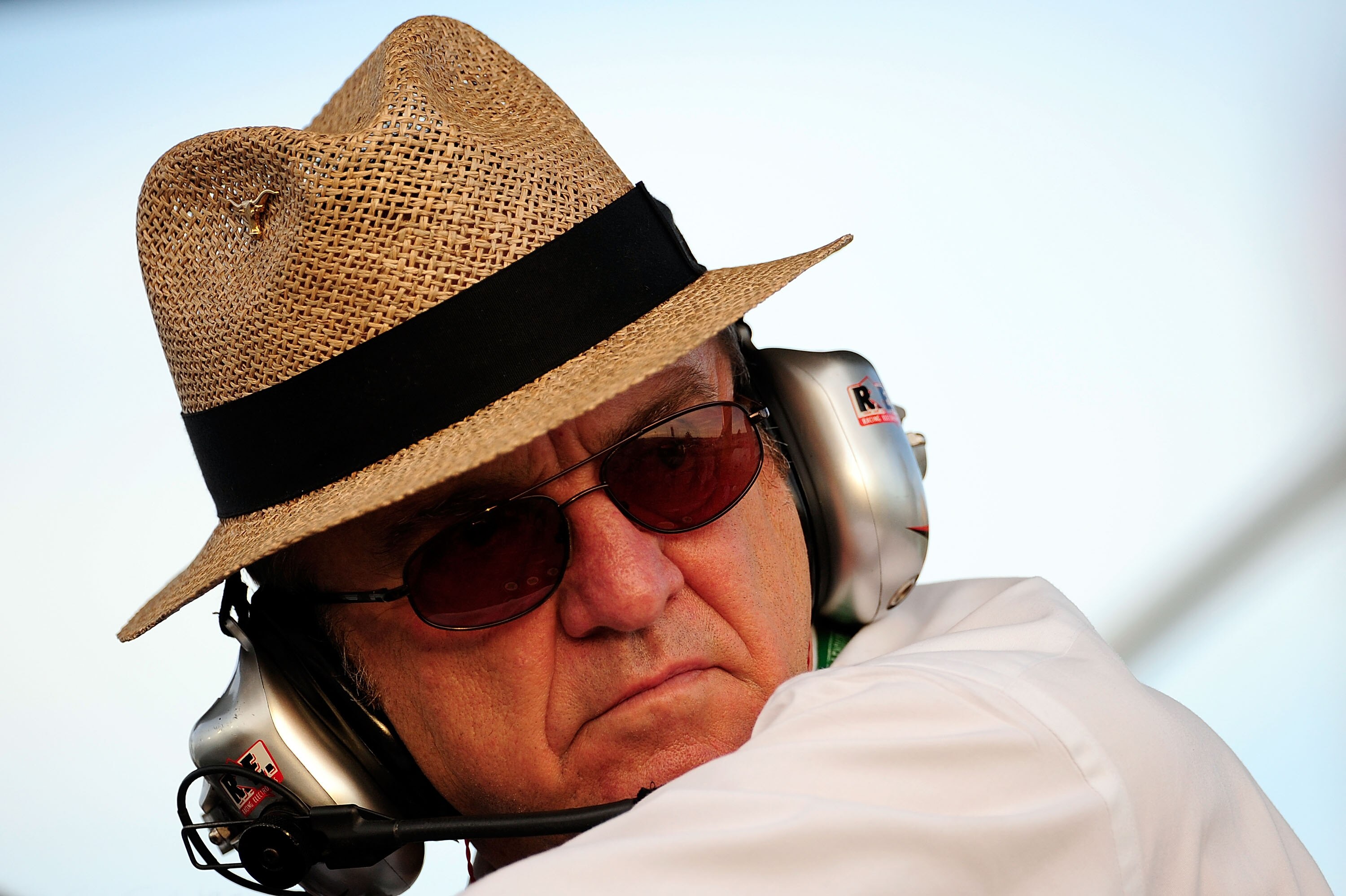 HOMESTEAD, FL - NOVEMBER 21:  Team owner Jack Roush looks on from the pit box prior to the start of the NASCAR Nationwide Series Ford 300 at Homestead-Miami Speedway on November 21, 2009 in Homestead, Florida.  (Photo by Sam Greenwood/Getty Images)