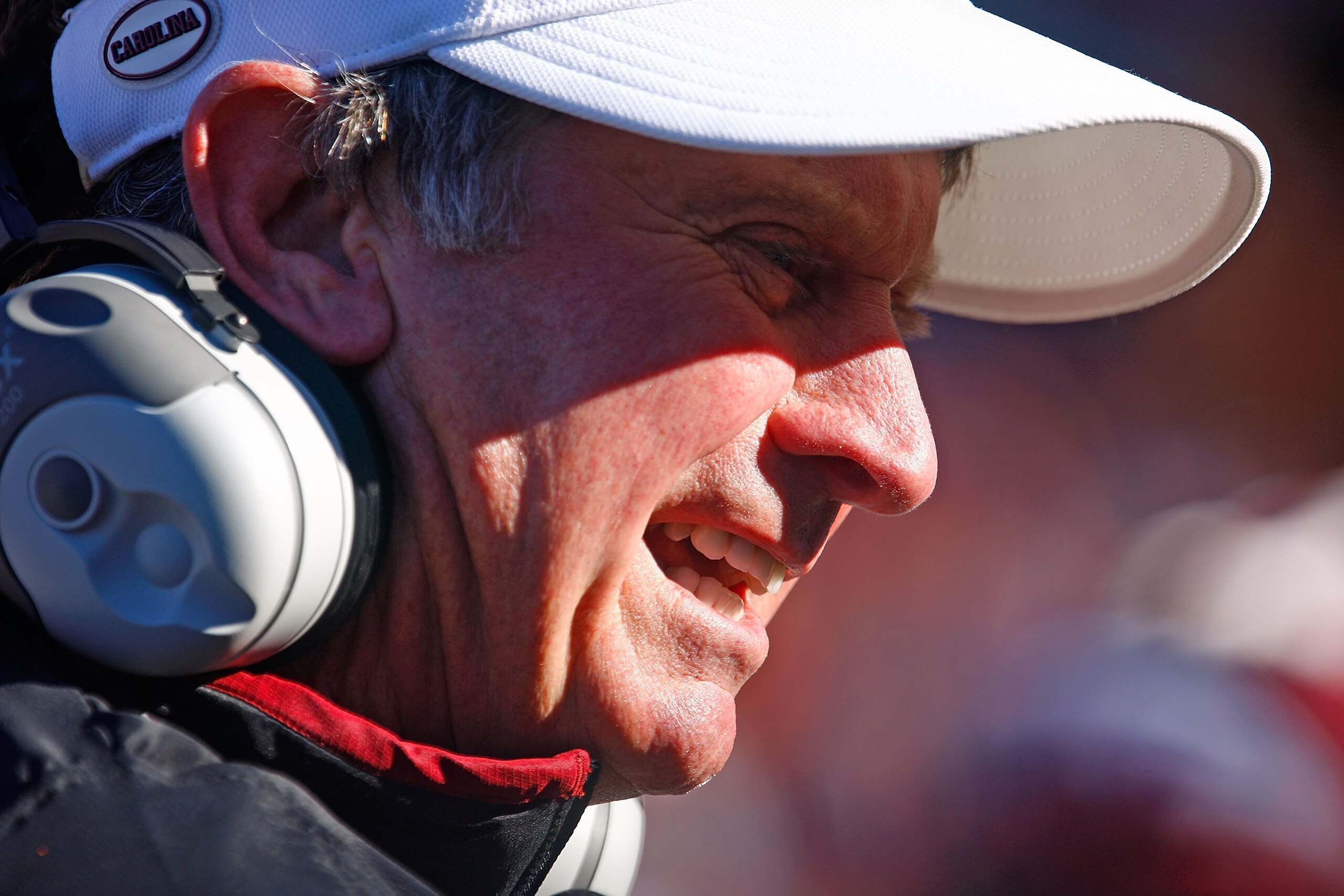 COLUMBIA, SC - NOVEMBER 28:  South Carolina Gamecocks Head Coach Steve Spurrier walks the sideline against the Clemson Tigers at Williams-Brice Stadium on November 28, 2009 in Columbia, South Carolina.  (Photo by Scott Halleran/Getty Images)