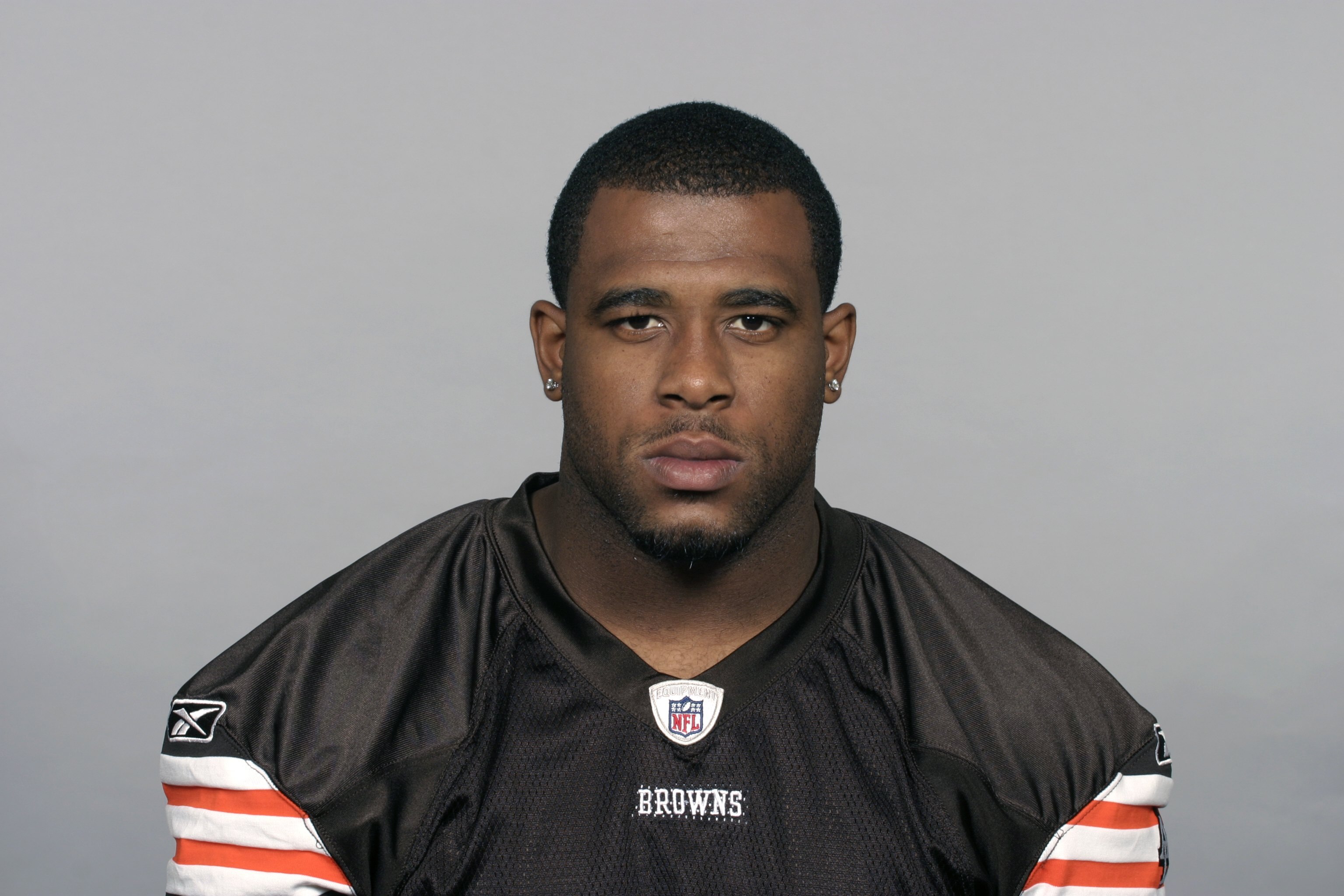 CLEVELAND - 2009:  Lawrence Vickers of the Cleveland Browns poses for his 2009 NFL headshot at photo day in Cleveland, Ohio. (Photo by NFL Photos)