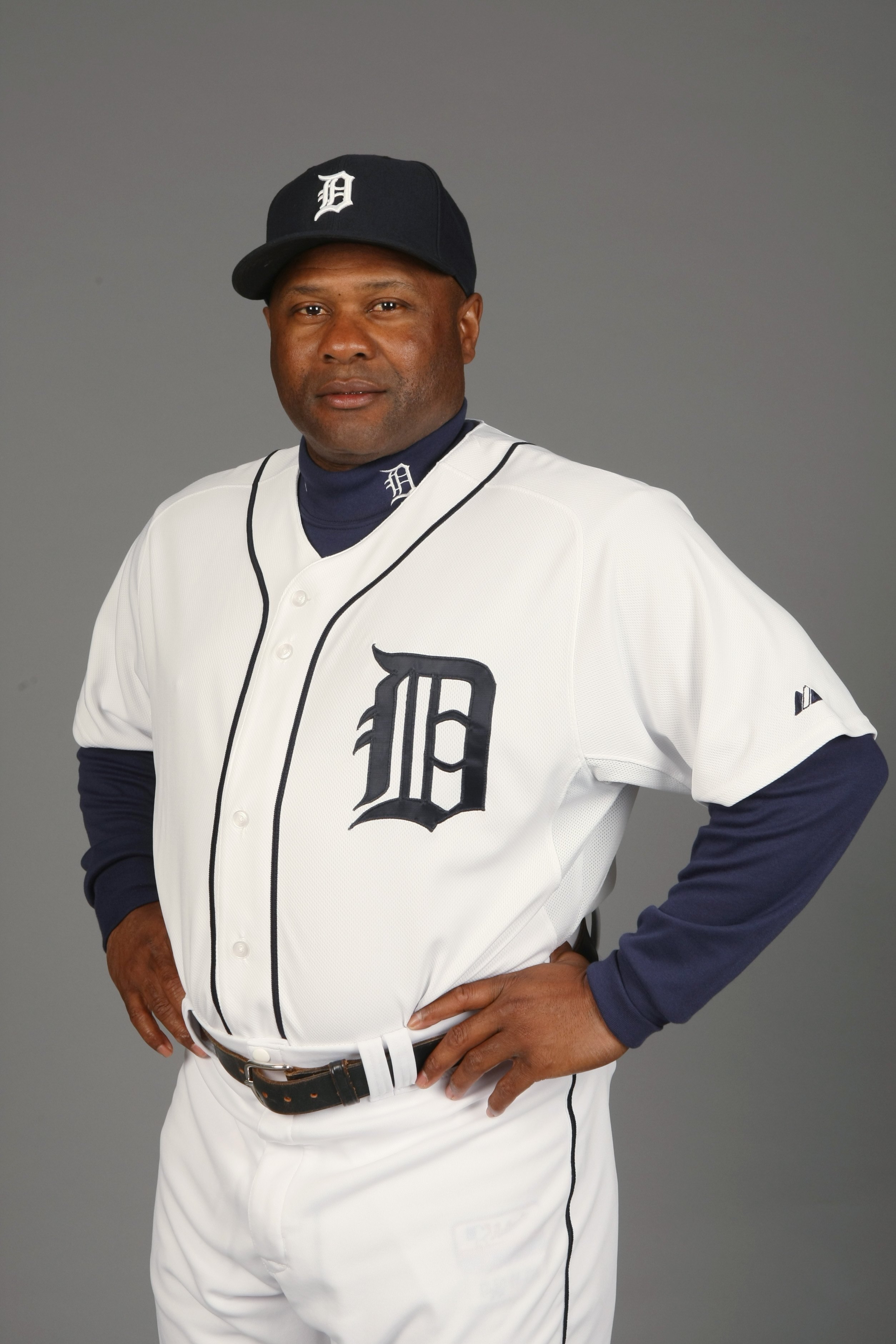 LAKELAND, FL - FEBRUARY 21:  Lloyd McClendon #12 of the Detroit Tigers poses for a portrait during Photo Day on February 21, 2009 at Joker Marchant Stadium in Lakeland, Florida. (Photo by: Nick Laham/Getty Images)
