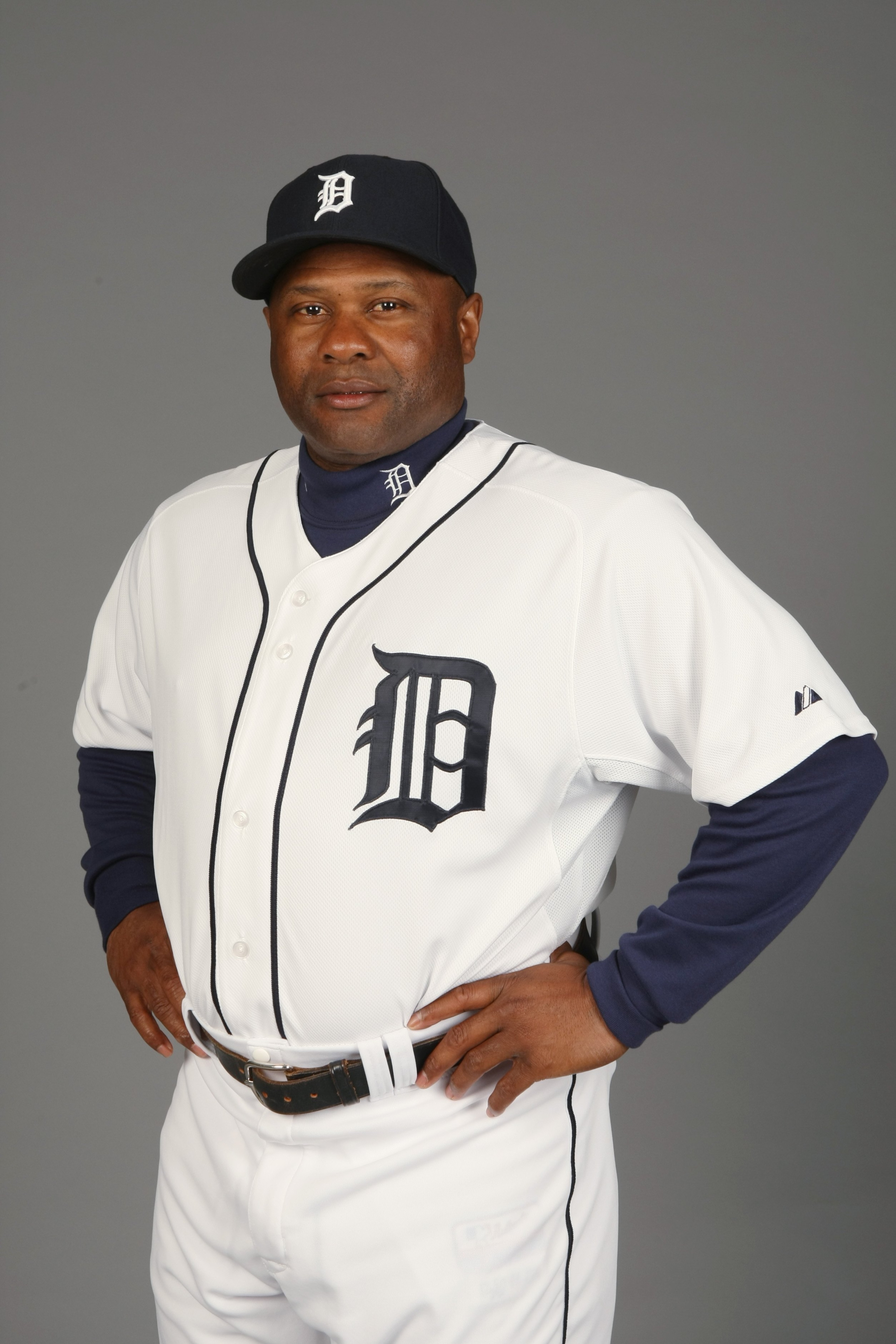 LAKELAND, FL - FEBRUARY 21:  Lloyd McClendon #12 of the Detroit Tigers poses for a portrait during Photo Day on February 21, 2009 at Joker Marchant Stadium in Lakeland, Florida. (Photo by: Nick Laham/Getty Images)