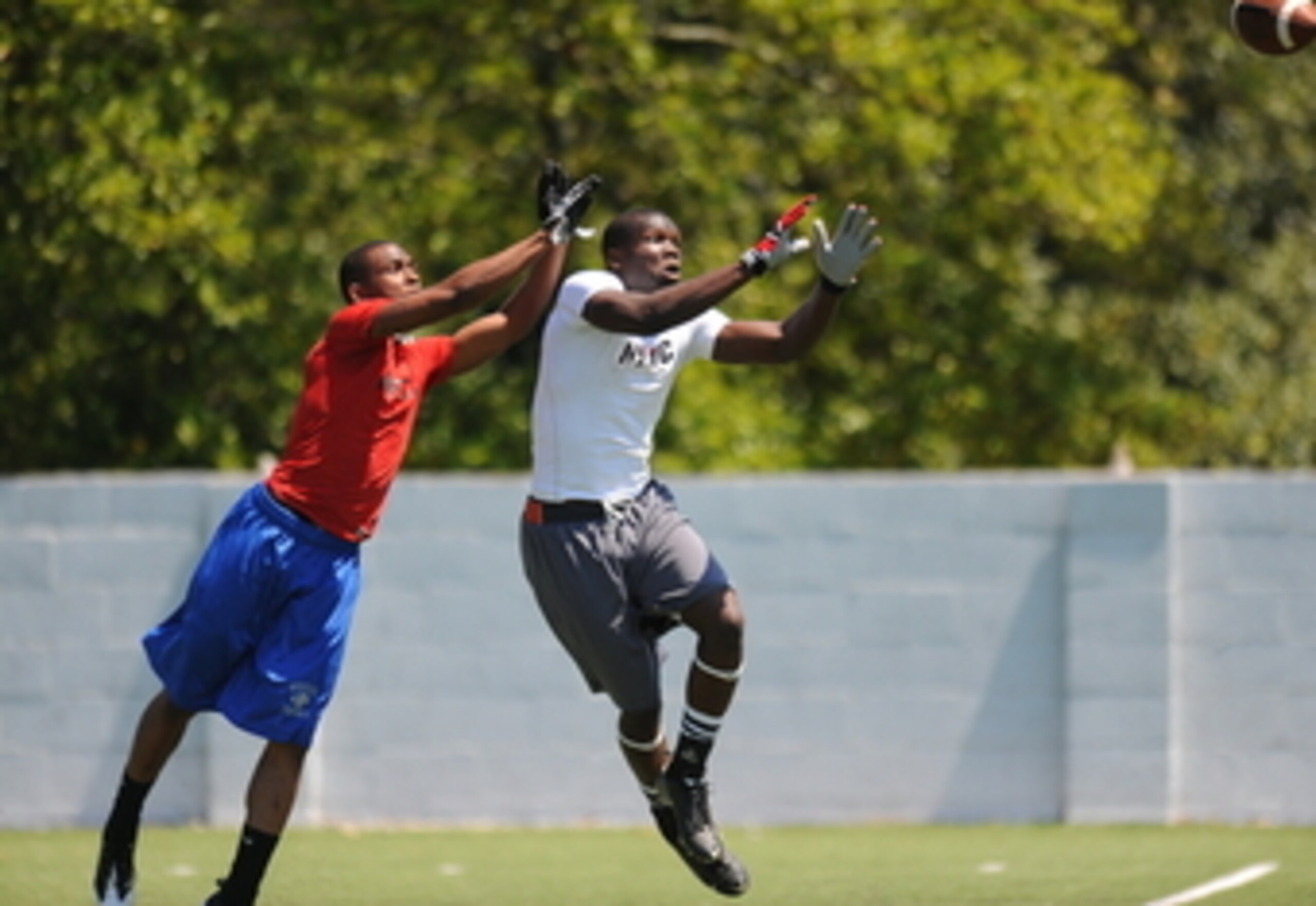 Keith Mumphrey at a recent workout.