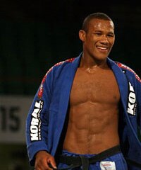 Ronaldo "Jacare" Souza in a BJJ gi.
