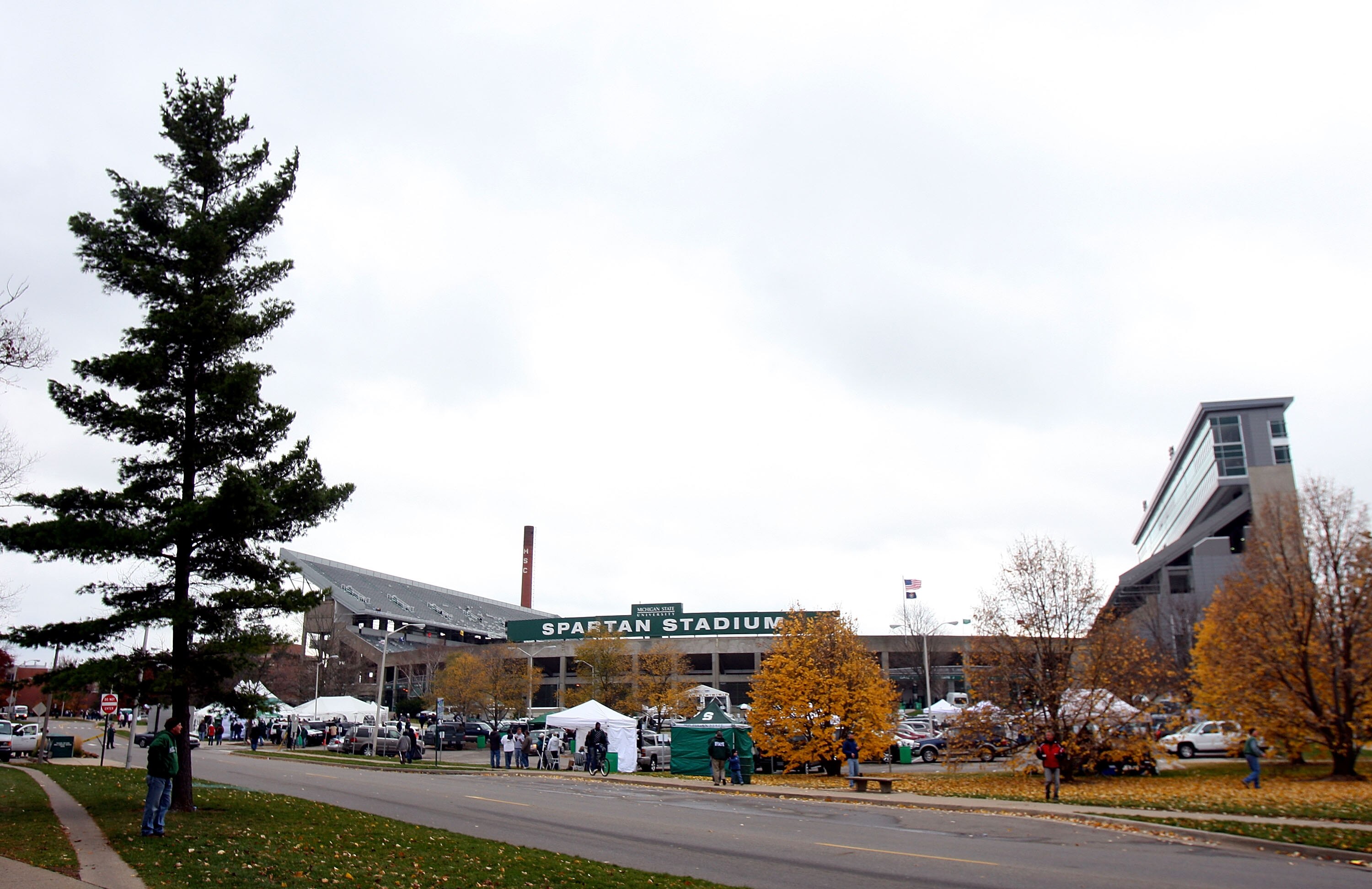 EAST LANSING, MI - NOVEMBER 08:  Spartan Stadium is seen before the Michigan State Spartans play the Purdue Boilermakers on November 8, 2008 in East Lansing, Michigan.  (Photo by Jim McIsaac/Getty Images)
