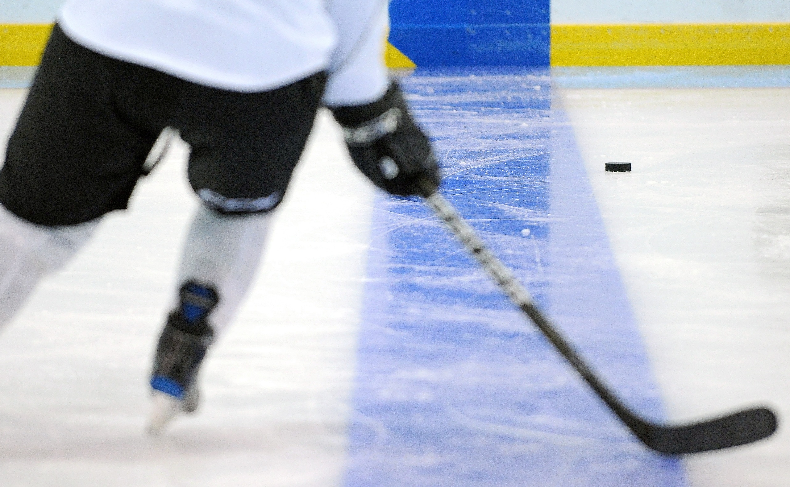 TORONTO, ON - AUGUST 18: The NHL tests a wider blue line during an on-ice session at the 2010 NHL Research, Development and Orientation Camp at the Mastercard Center on August 18, 2010 in Toronto, Canada.  (Photo by Matthew Manor/Getty Images)