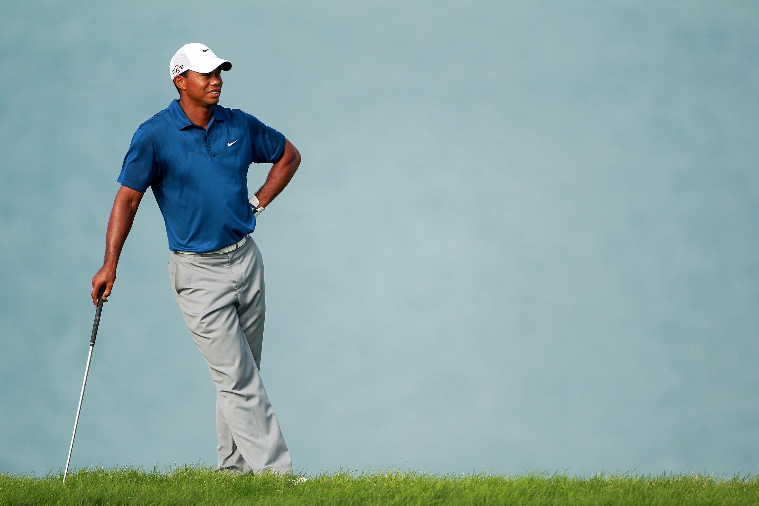KOHLER, WI - AUGUST 14: Tiger Woods looks on from the 16th hole during the third round of the 92nd PGA Championship on the Straits Course at Whistling Straits on August 14, 2010 in Kohler, Wisconsin. (Photo by Andrew Redington/Getty Images) KOHLER, WI - AUGUST 14: Tiger Woods looks on from the 16th hole during the third round of the 92nd PGA Championship on the Straits Course at Whistling Straits on August 14, 2010 in Kohler, Wisconsin. (Photo by Andrew Redington/Getty Images)