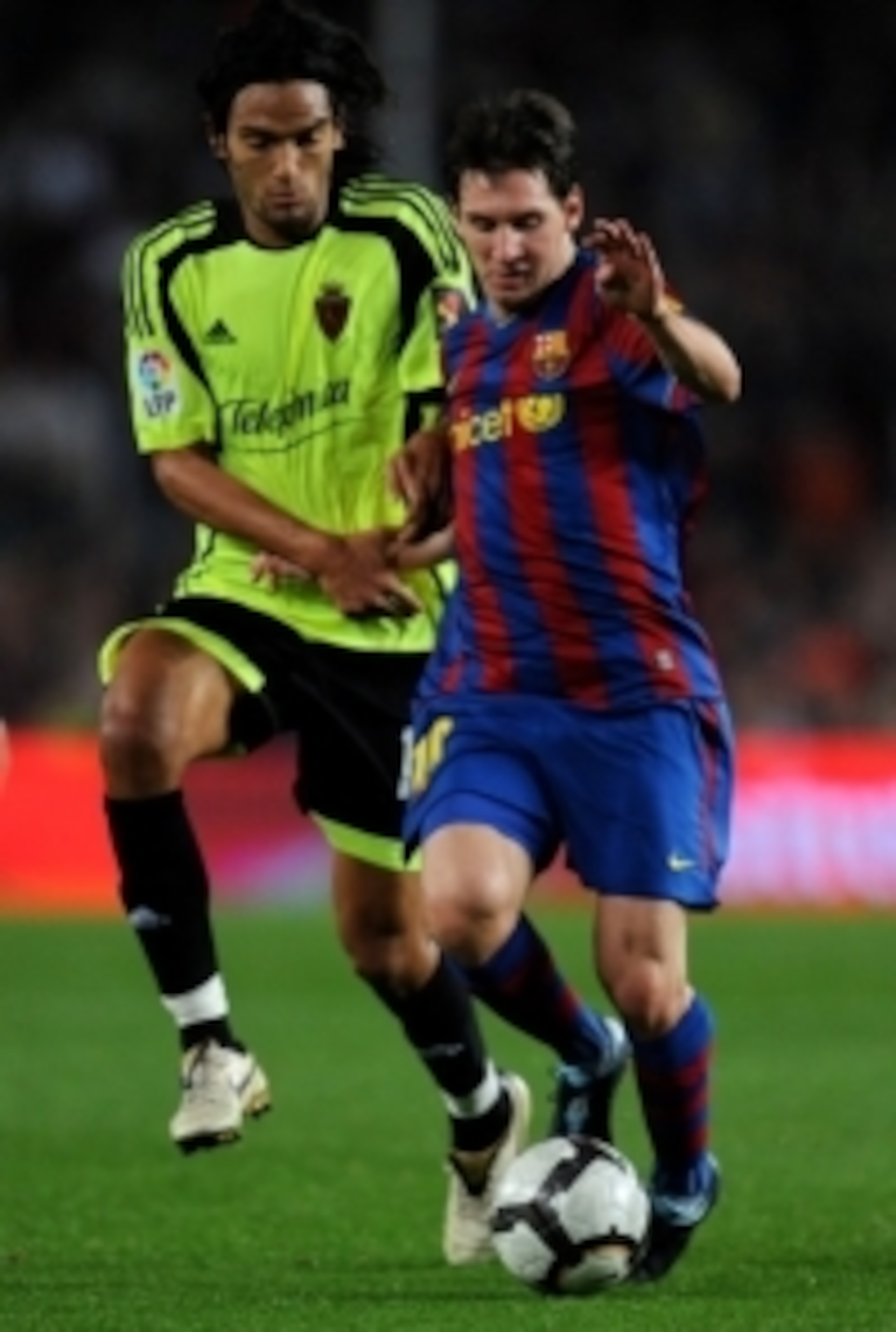 Lionel Messi during a match in La Liga for Barcelona (picture)