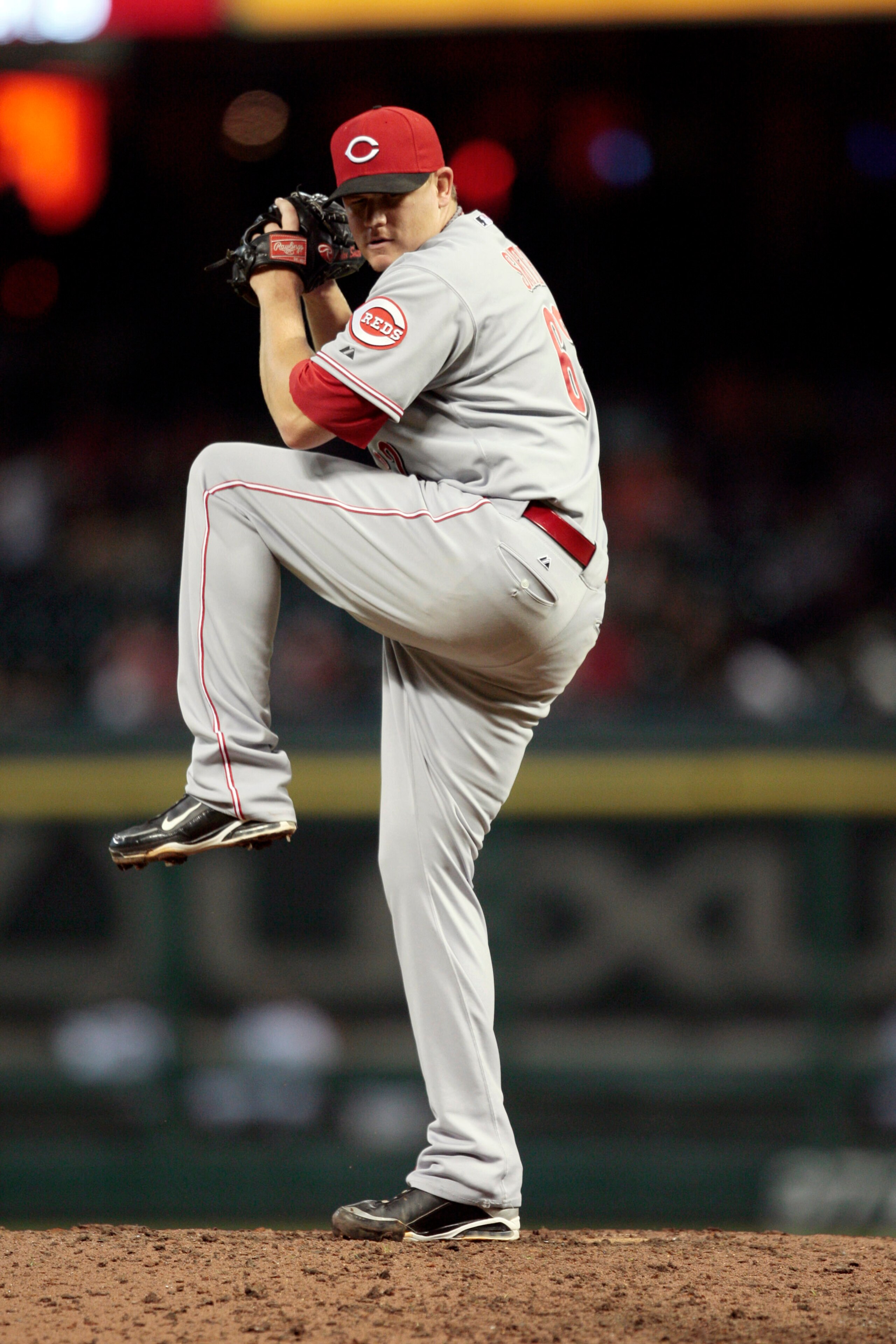 HOUSTON - JULY 24: Pitcher Jordan Smith #62 of the Cincinnati Reds throws in the ninth inning against the Houston Astros at Minute Maid Park on July 24, 2010 in Houston, Texas. (Photo by Bob Levey/Getty Images) HOUSTON - JULY 24: Pitcher Jordan Smith #62 of the Cincinnati Reds throws in the ninth inning against the Houston Astros at Minute Maid Park on July 24, 2010 in Houston, Texas. (Photo by Bob Levey/Getty Images)