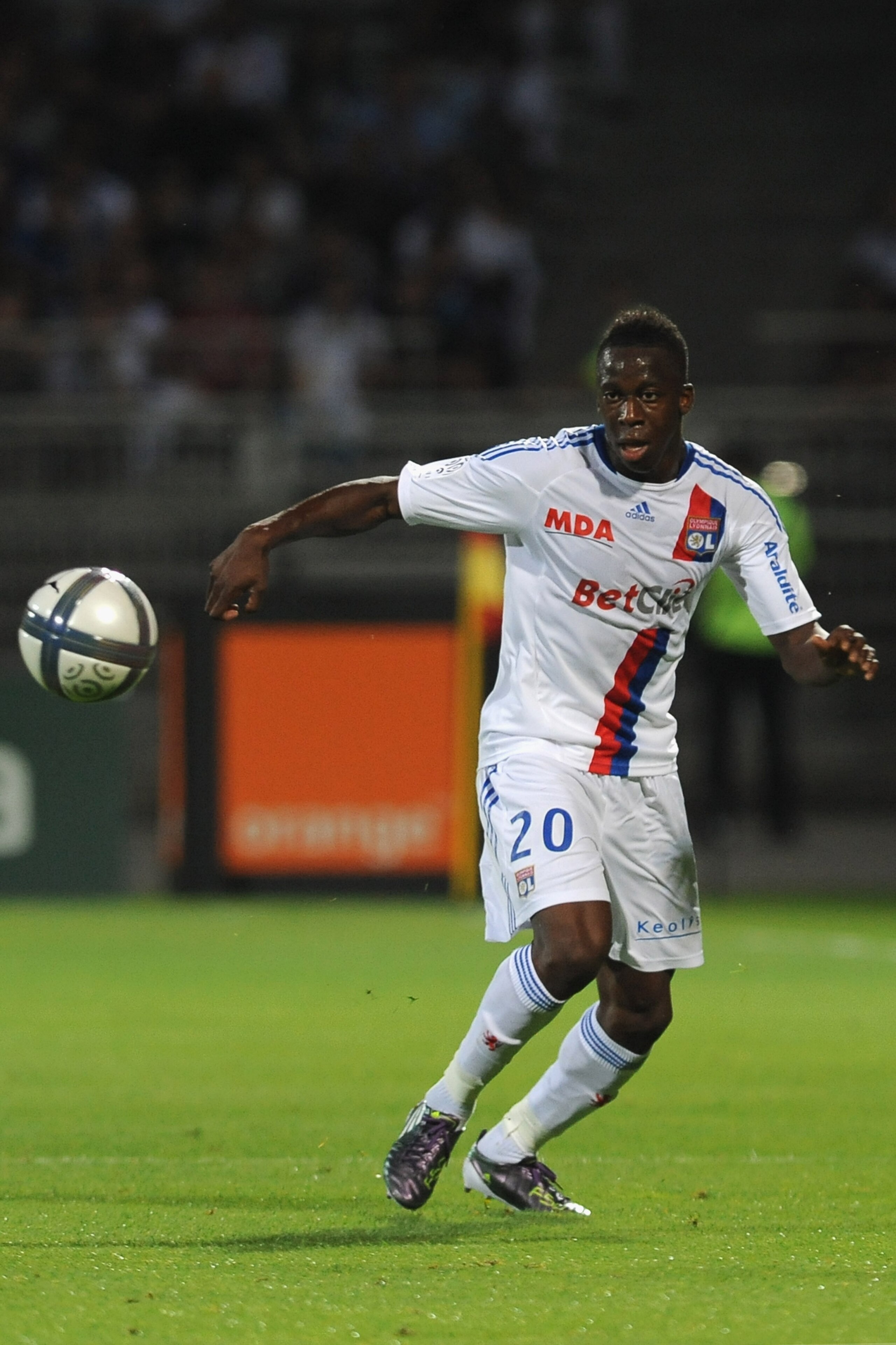 LYON, FRANCE - AUGUST 07:  Aly Cissokho of Olympique Lyonnais in action during the Ligue 1 match between Olympique Lyonnais and AS Monaco FC at Gerland Stadium on August 7, 2010 in Lyon, France.  (Photo by Valerio Pennicino/Getty Images)