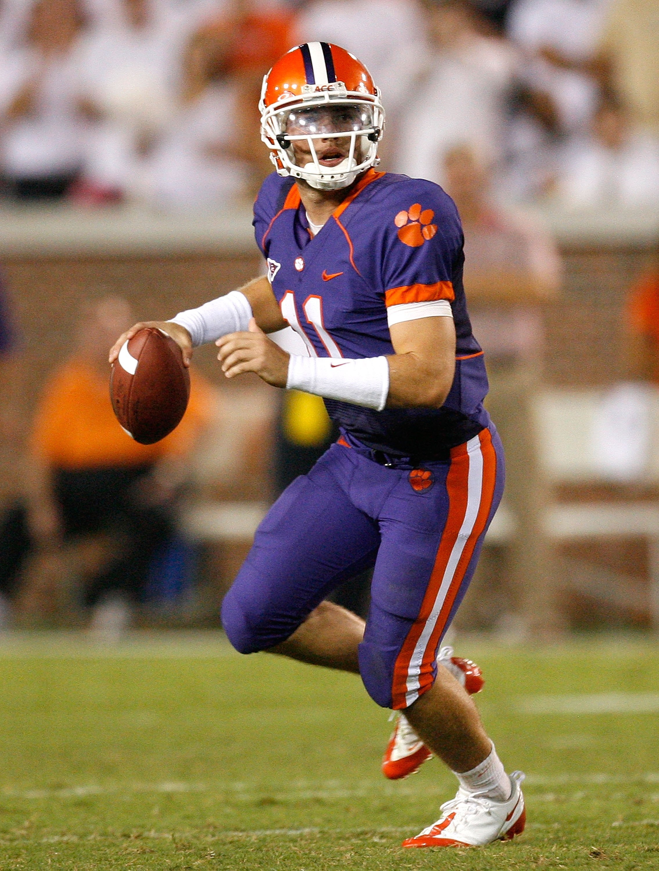 ATLANTA - SEPTEMBER 10:  Kyle Parker #11 of the Clemson Tigers against the Georgia Tech Yellow Jackets at Bobby Dodd Stadium on September 10, 2009 in Atlanta, Georgia.  (Photo by Kevin C. Cox/Getty Images)