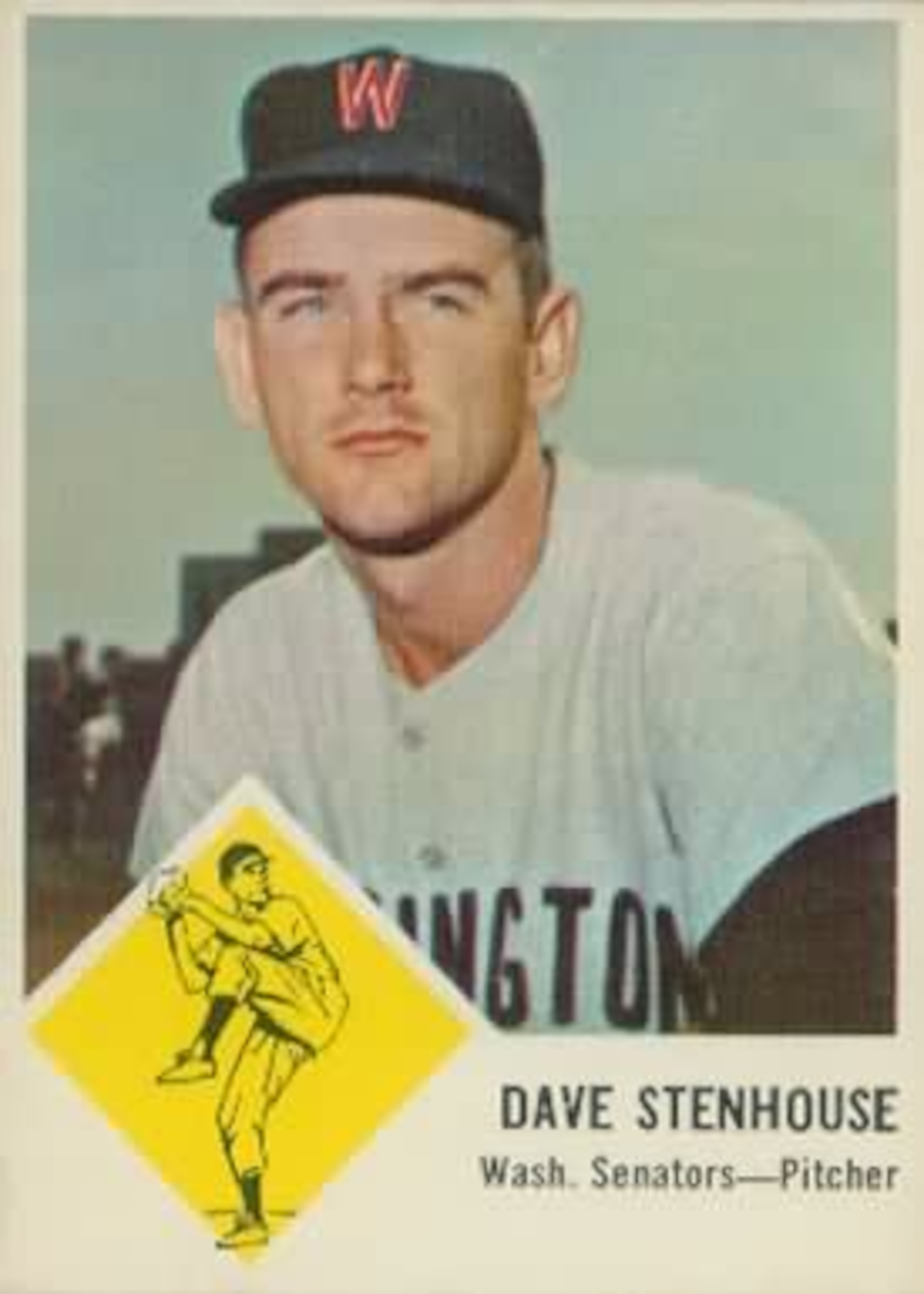 Dave Stenhouse baseball card Dave Stenhouse baseball card