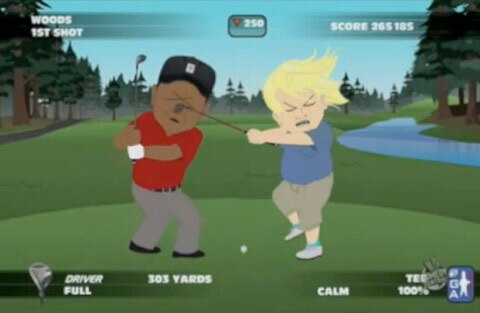 Tiger Woods practiced this golfing technique perfectly