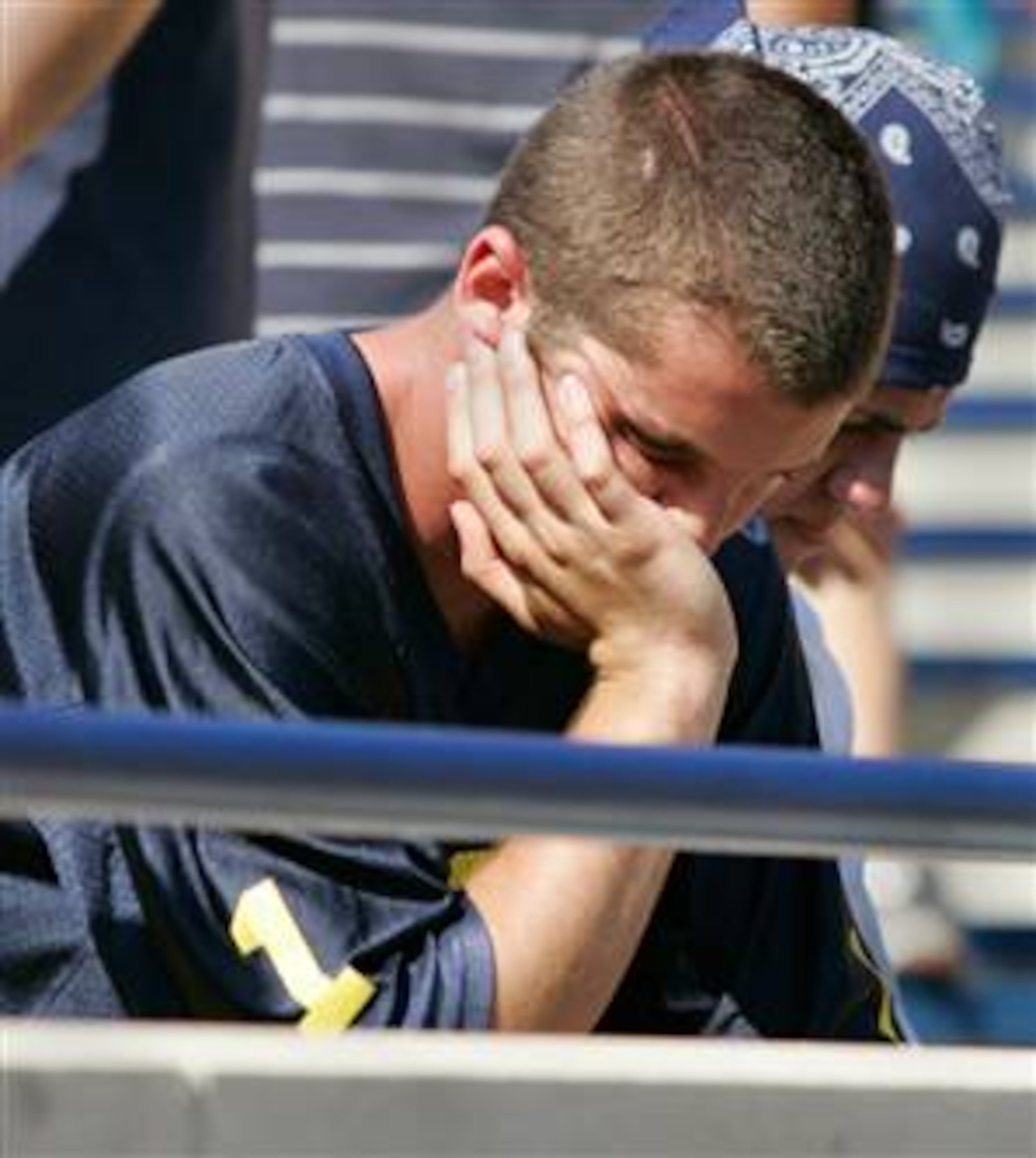 The look of discontent that has been on the collective face of Michigan fandom since December 17, 2007.